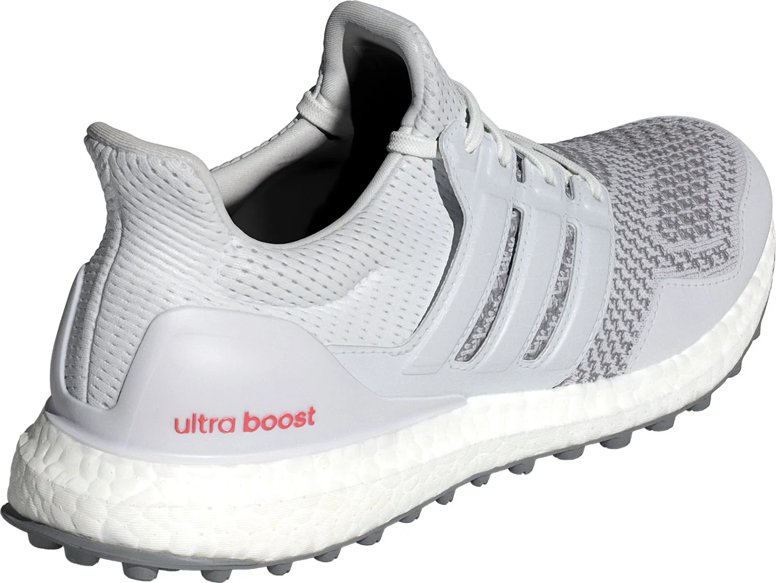 adidas Ultra Boost Spikeless Golf Shoes - Grey Breathable mesh
