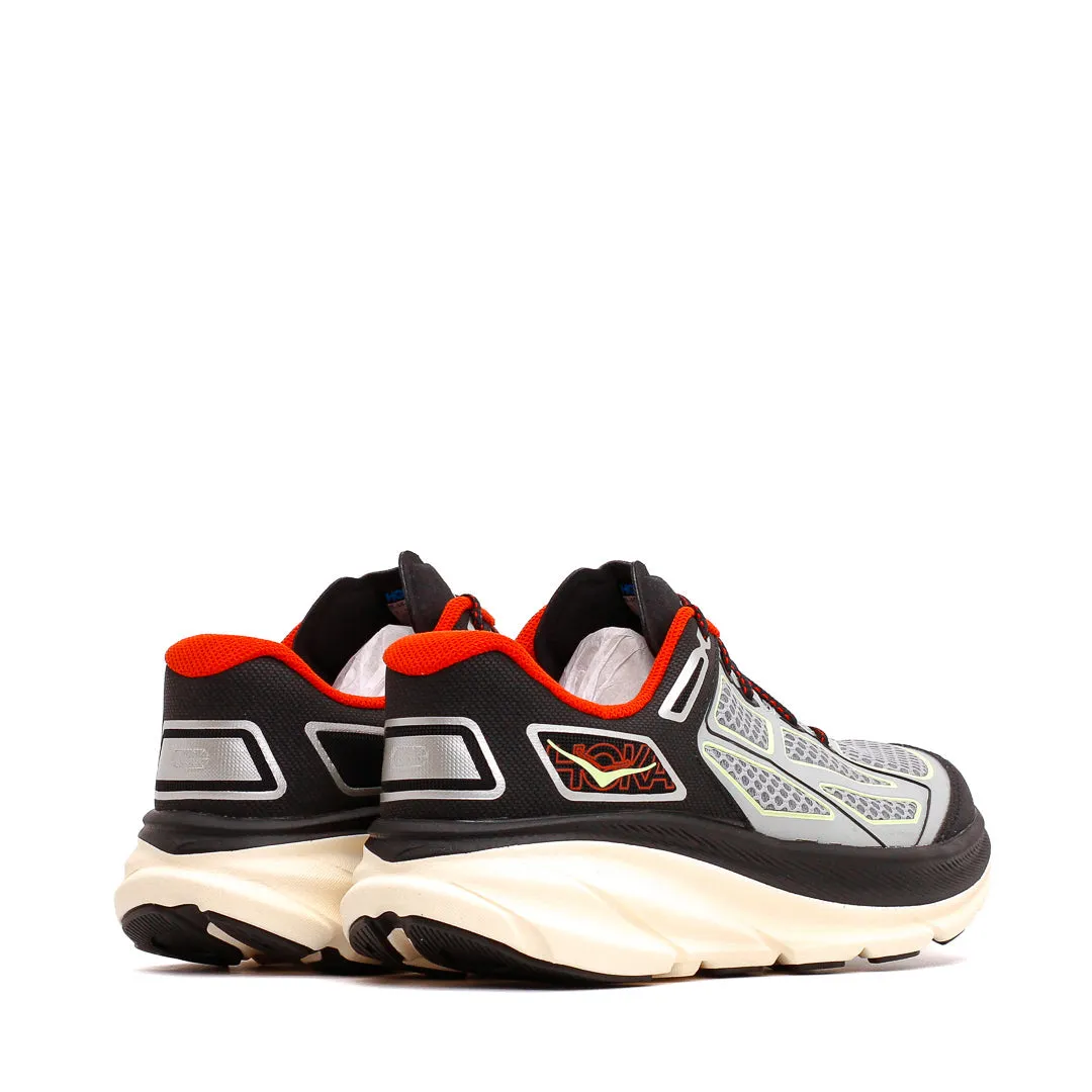 Hoka One One Unisex Clifton One9 Habanero Black 1155370-HBN Snow Grip Bright Gold