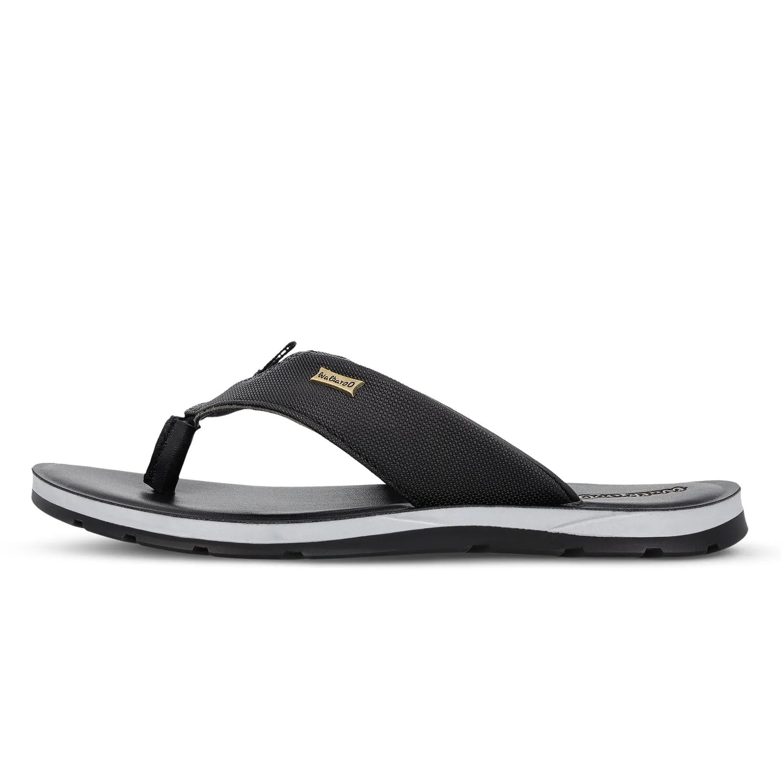 Men's Daily Wear V-Strap Sandals - WE1025 Black Garden Leisure Shoes Comfort Footwear