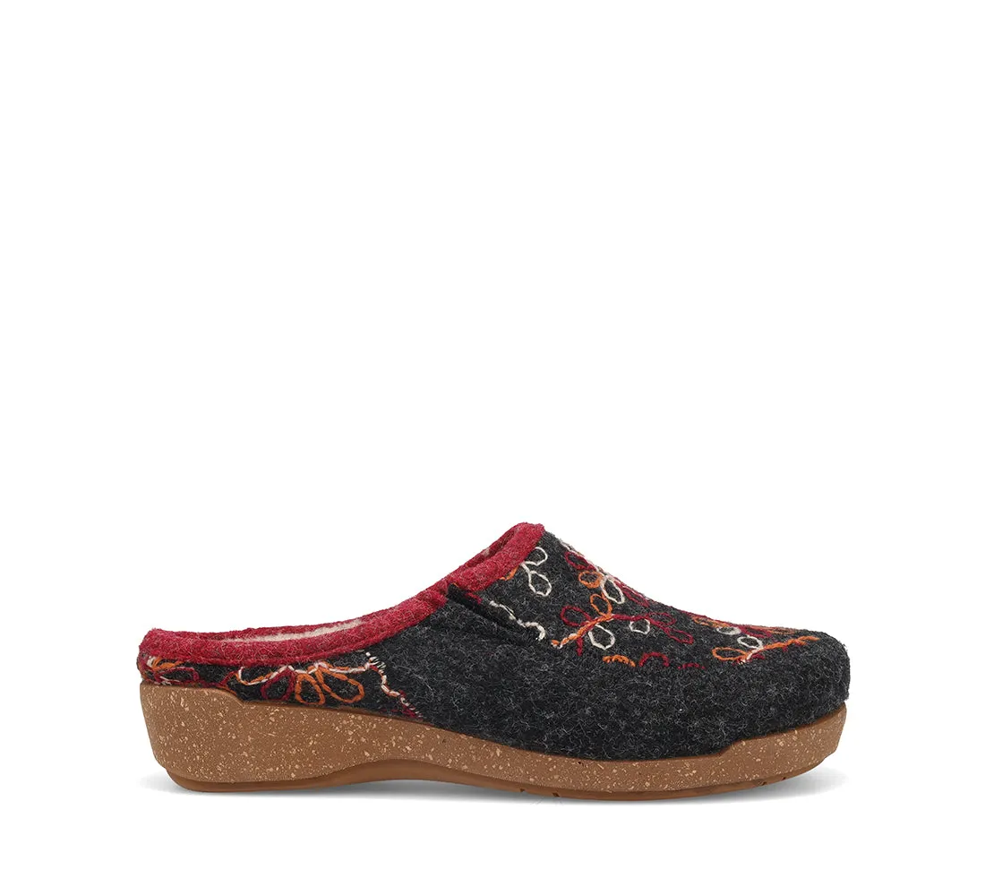 Easy Walk synthetic leather Woolflower - Charcoal
