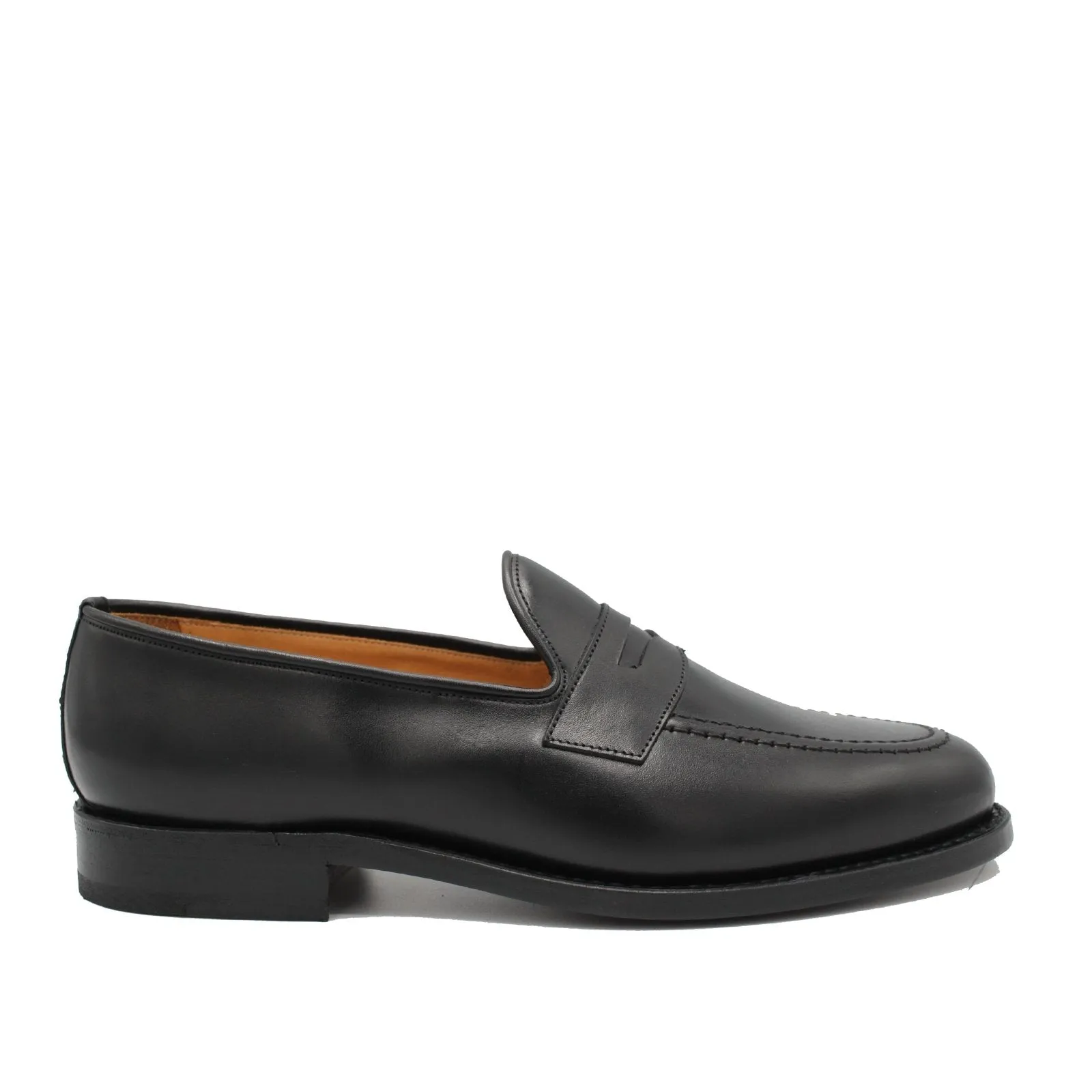 ARRAN GENOVA LOAFER BLACK CALF Slip-On Style Way True