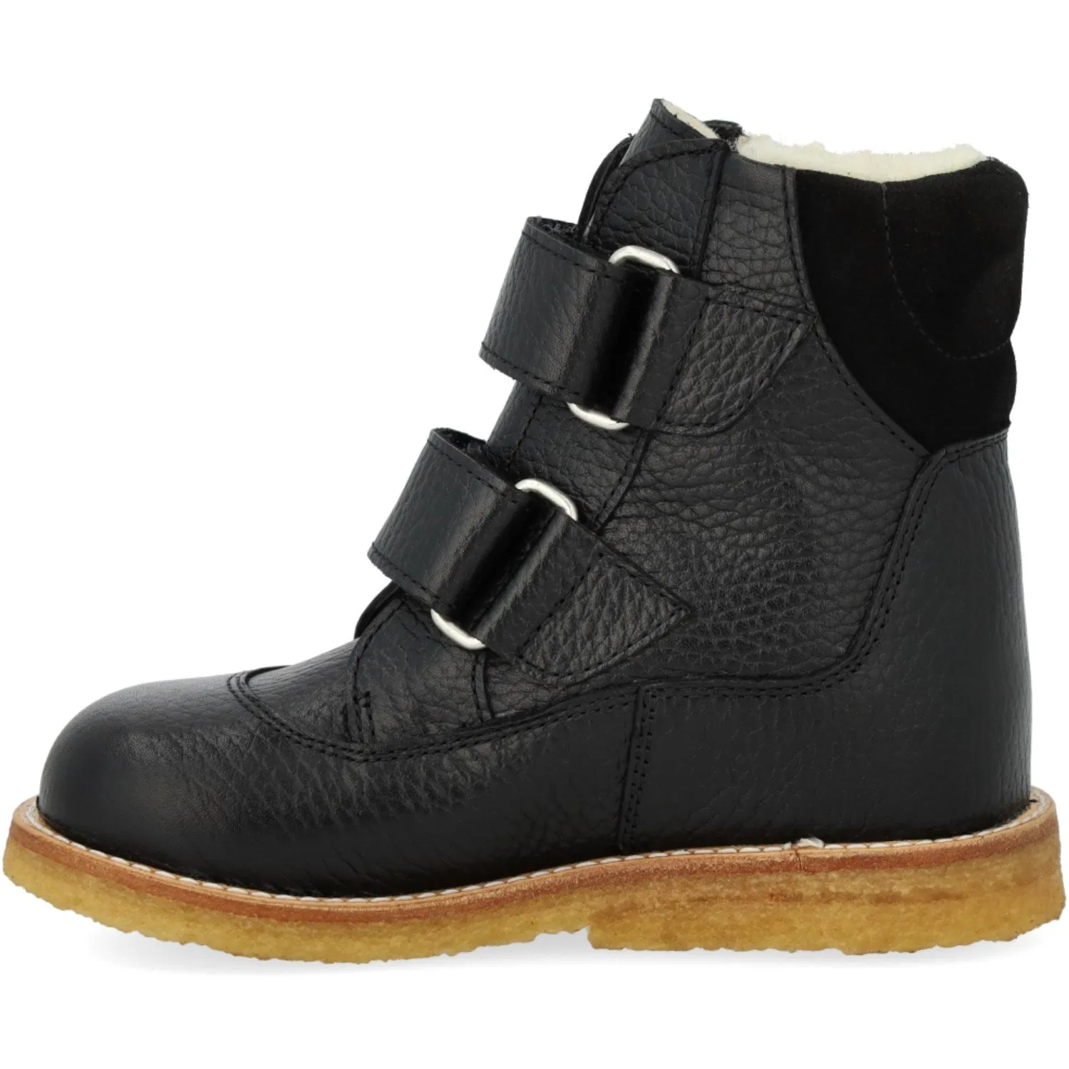 Snow Outdoor Winter Angulus Black TEX Boot with Velcro Closure