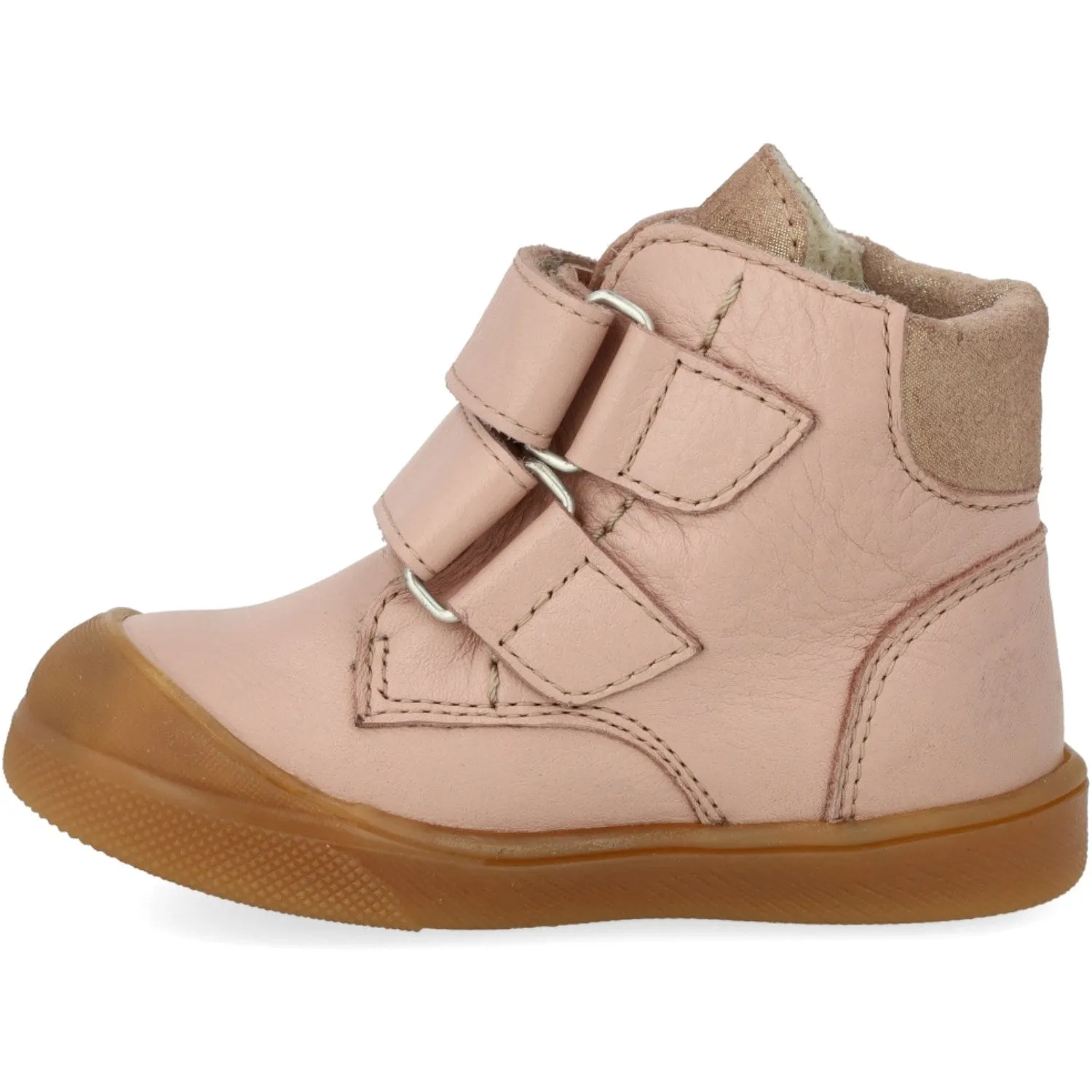 Angulus Rosebud/Rose Glitter Child's first TEX Winter Boot well made