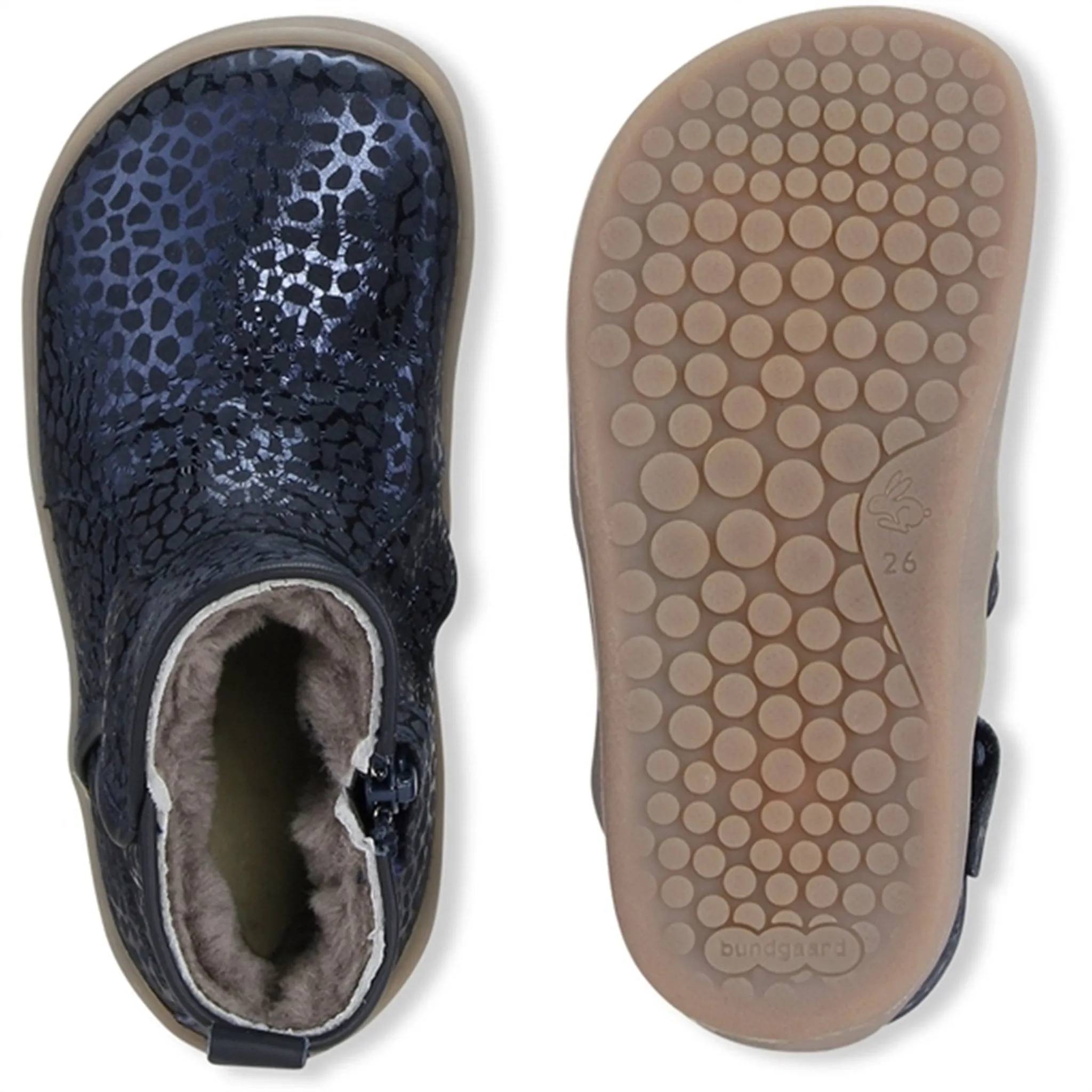 Bundgaard Brenda Lamb Tex Winter Boot Navy Wasp Chill Protection Footwear