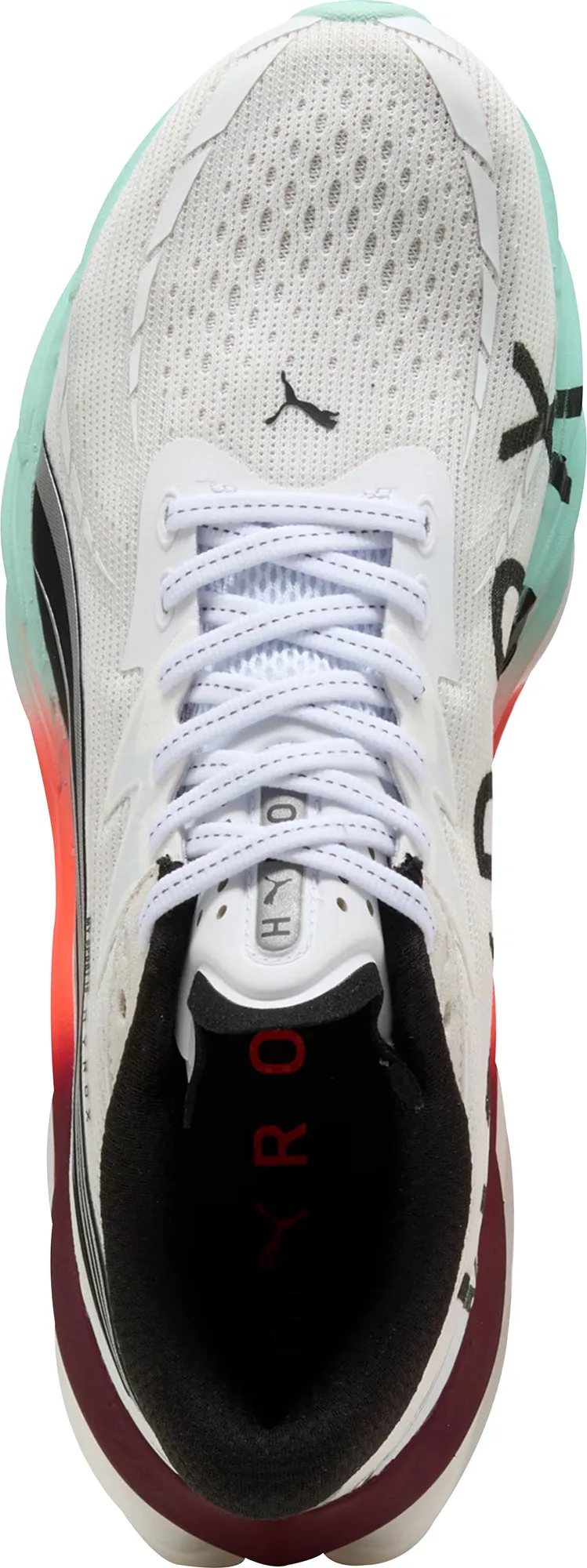 Supportive Core All Ages Lace Tie Puma Velocity Nitro 4 HYROX Mens Running Shoes - White