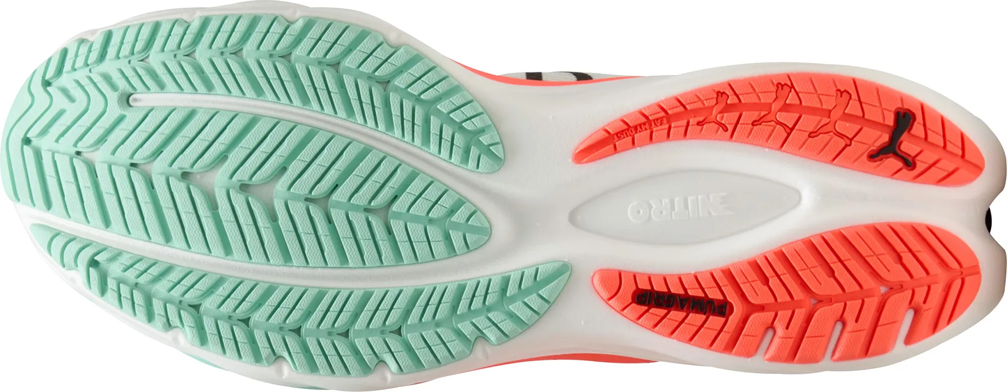 Digital Run Road grip Puma Velocity Nitro 4 HYROX Mens Running Shoes - White