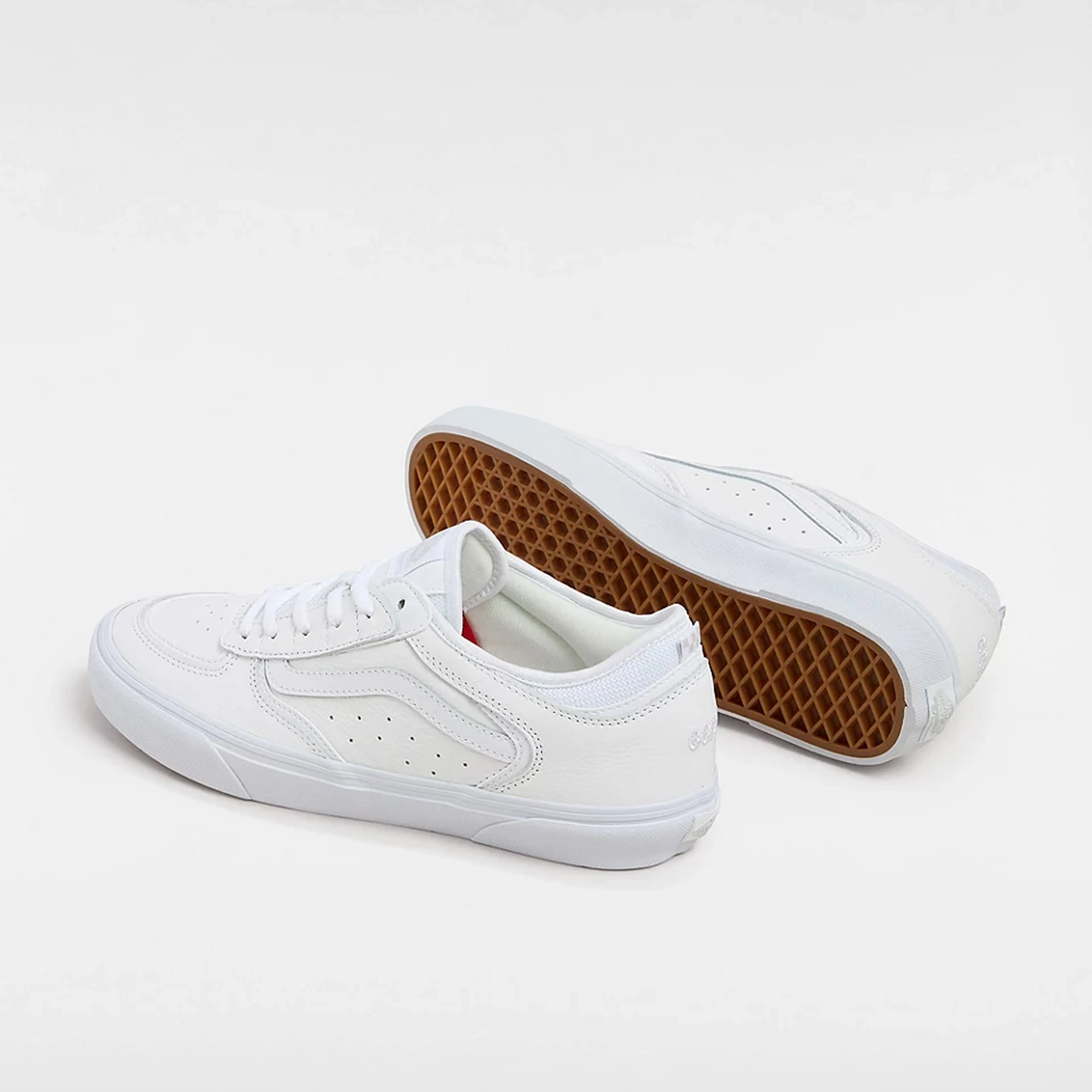 Vans Skate Rowley Leather Skate Shoes - White Jump Ready high quality build