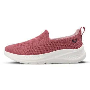 Quick Travel Simple Look Women's Slip-on Sports Shoe - WS3267 Peach