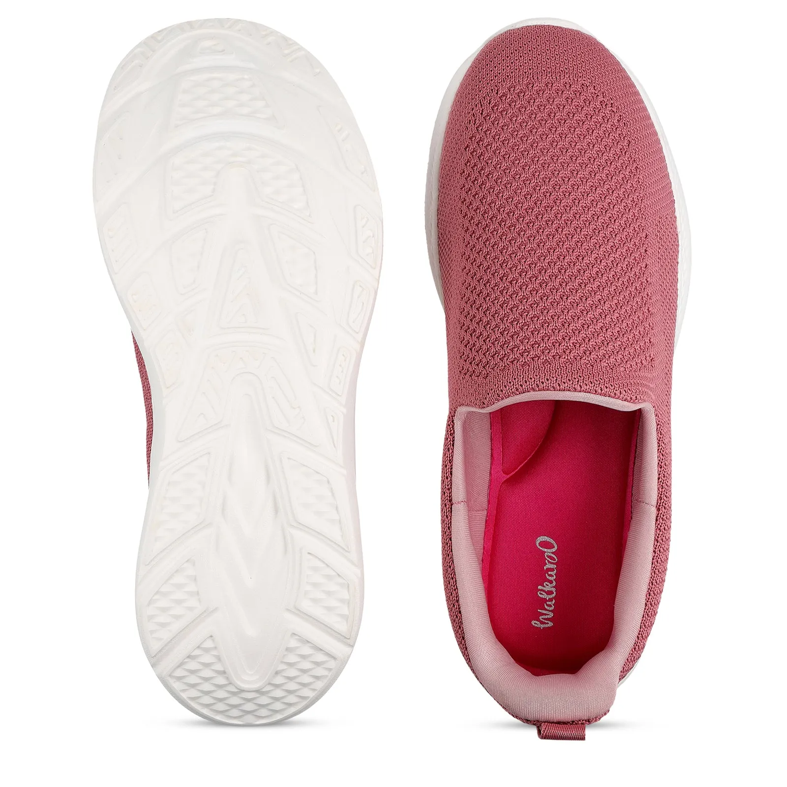 Quick Comfort Fit Slip On Design Women's Slip-on Sports Shoe - WS3267 Peach