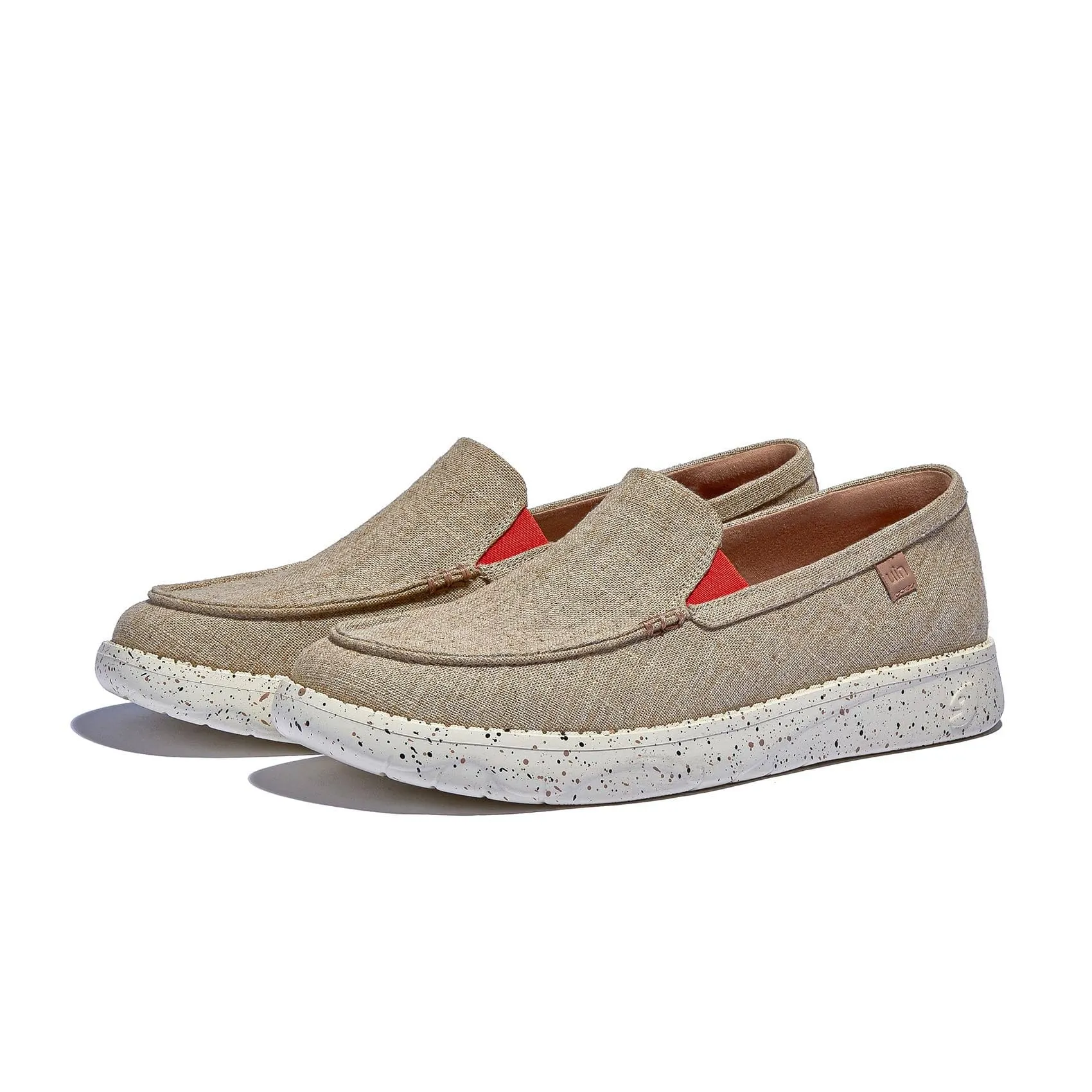 Easy Slip-on Footwear Linen White Tarragona III Men