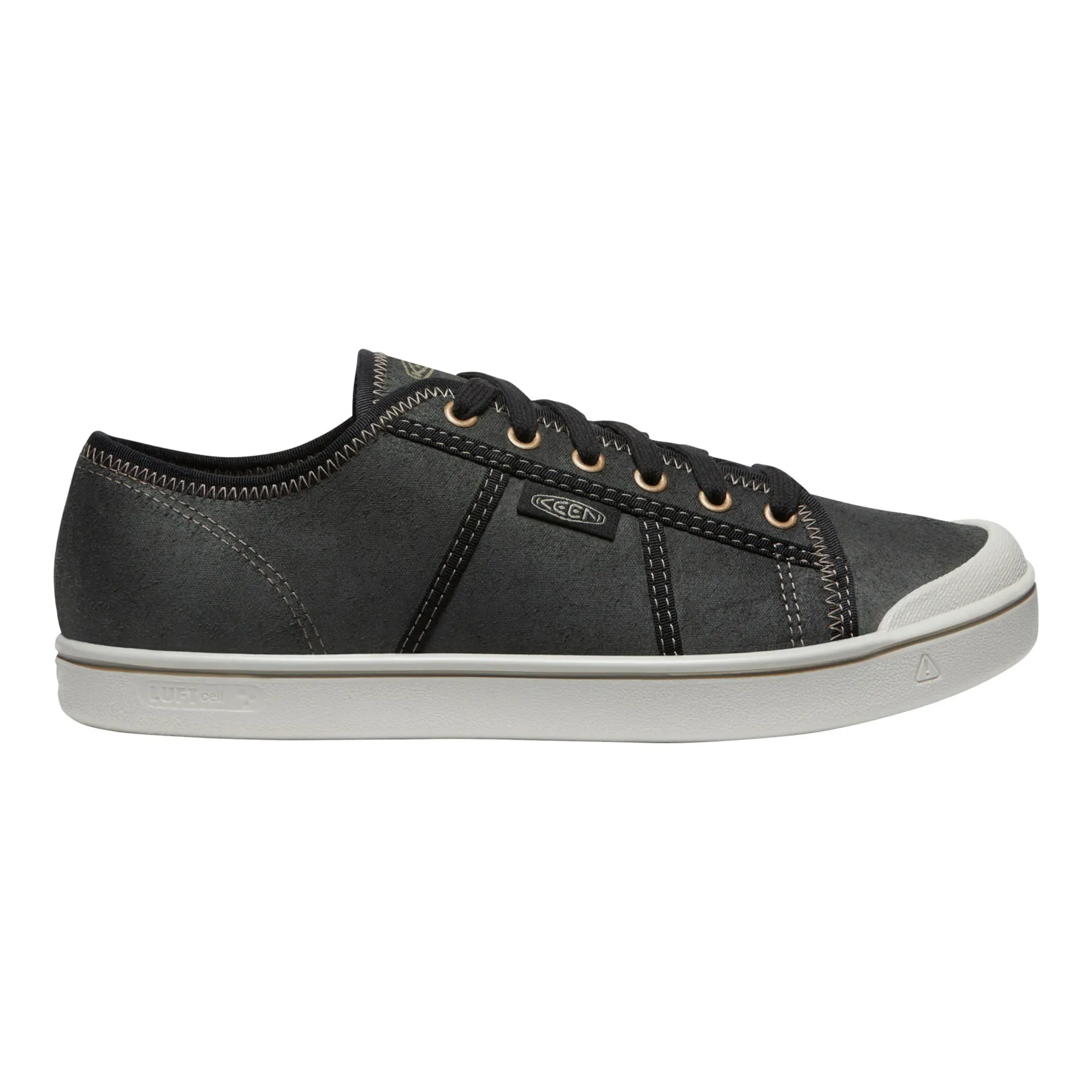 Men's Eldon Harvest Leather Sneaker Black/Silver Birch Stone Gray