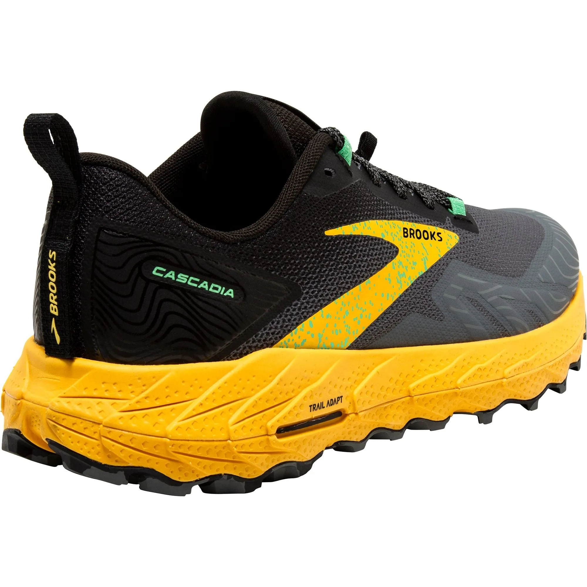 Brooks Cascadia 17 Mens Trail Running Shoes - Grey Slip Resistant Mesh