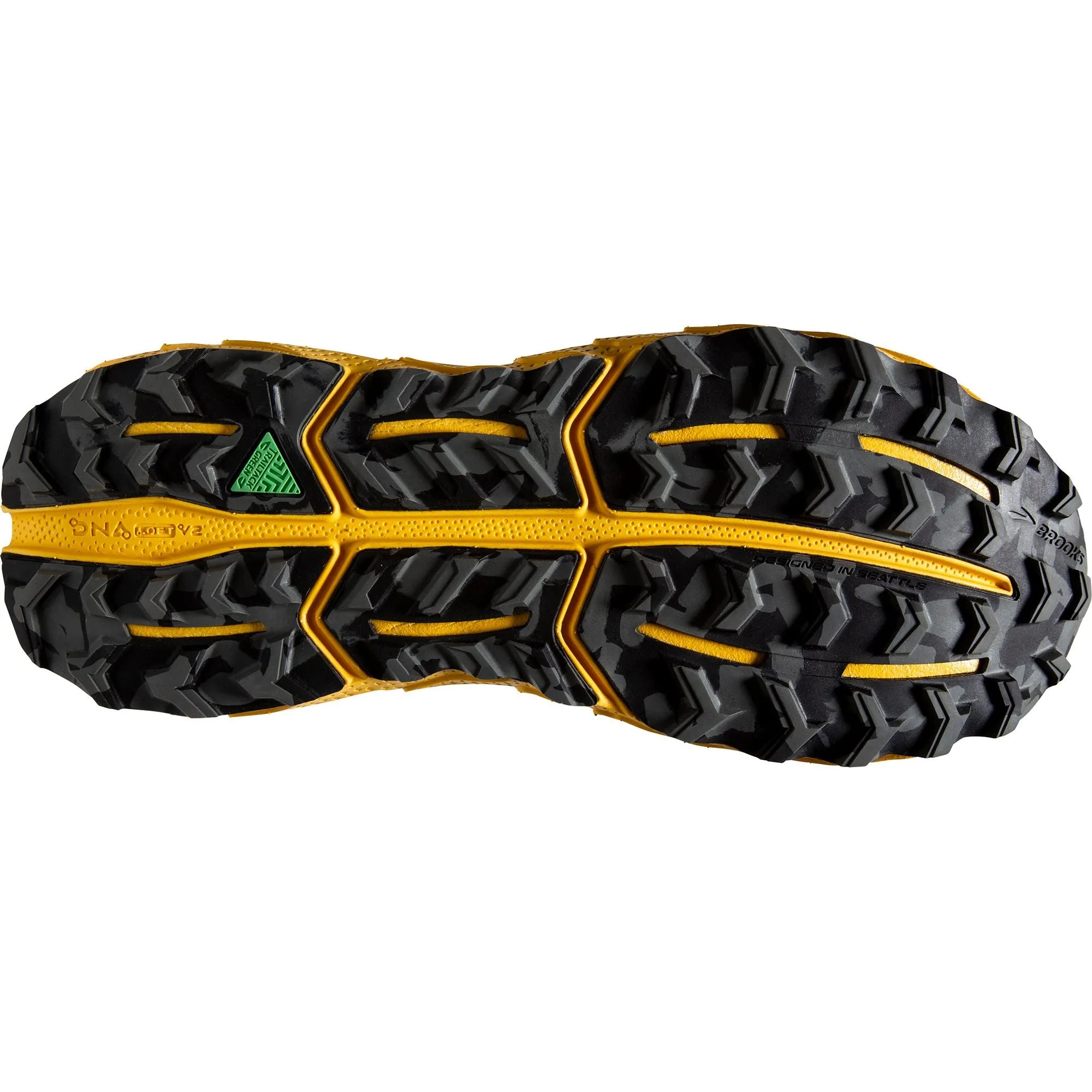 Retro Core Royal Mood Brooks Cascadia 17 Mens Trail Running Shoes - Grey