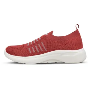 Waterproof Slip On Walkaroo Womens Life Style  - WS3258 Maroon