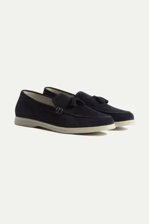 Blue suede tassel loafers - Made In Italy Fresh Breeze Elegant Cushioning