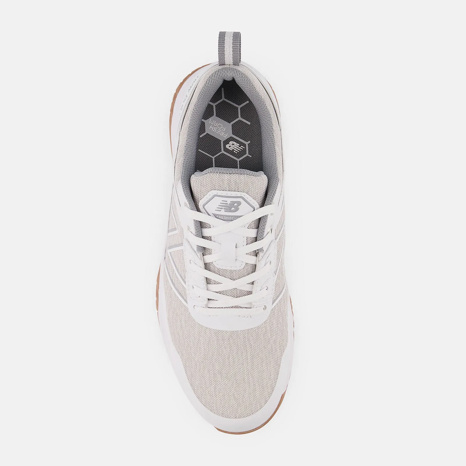 Comfort Soft New Balance Mens Fresh Foam Contend Golf Shoe  - WHITE