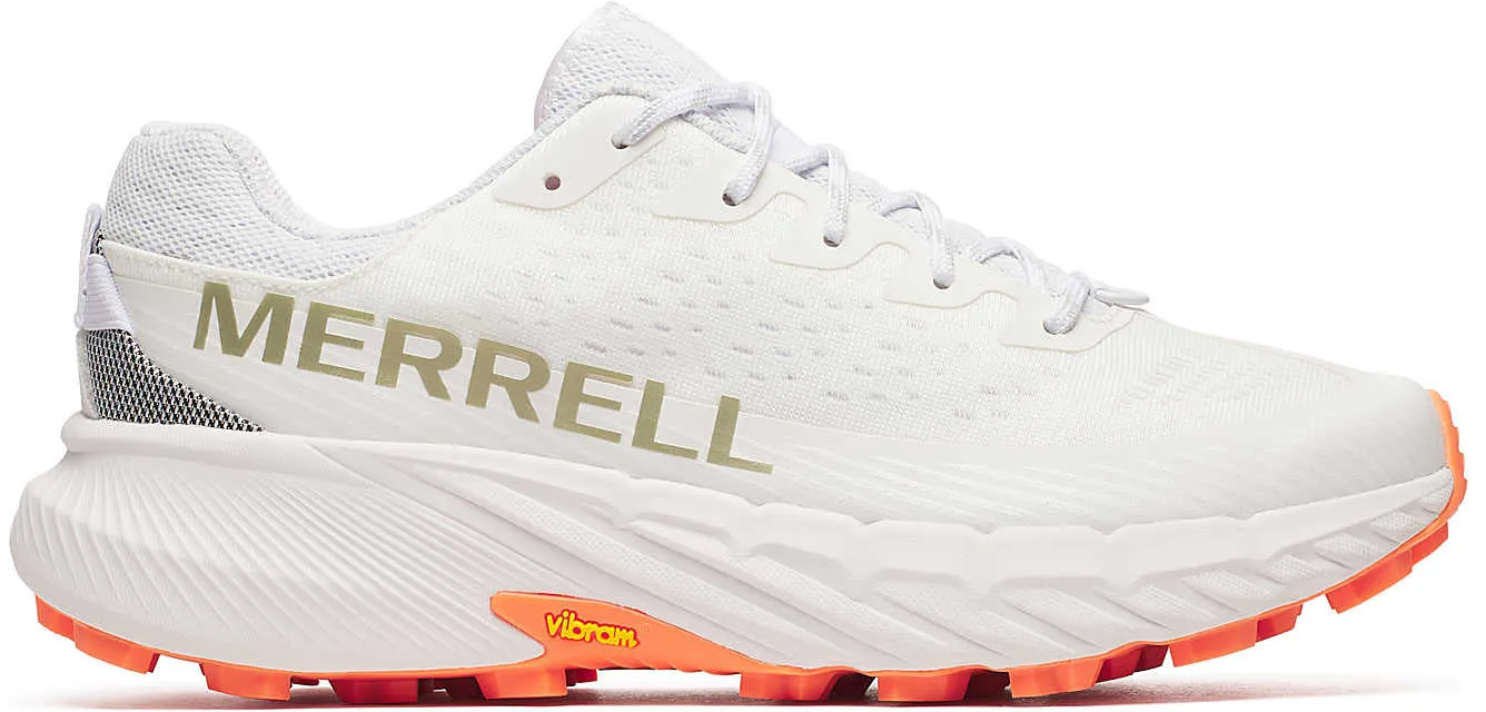 Foot Support Merrell Agility Peak 5 Mens Trail Running Shoes - White