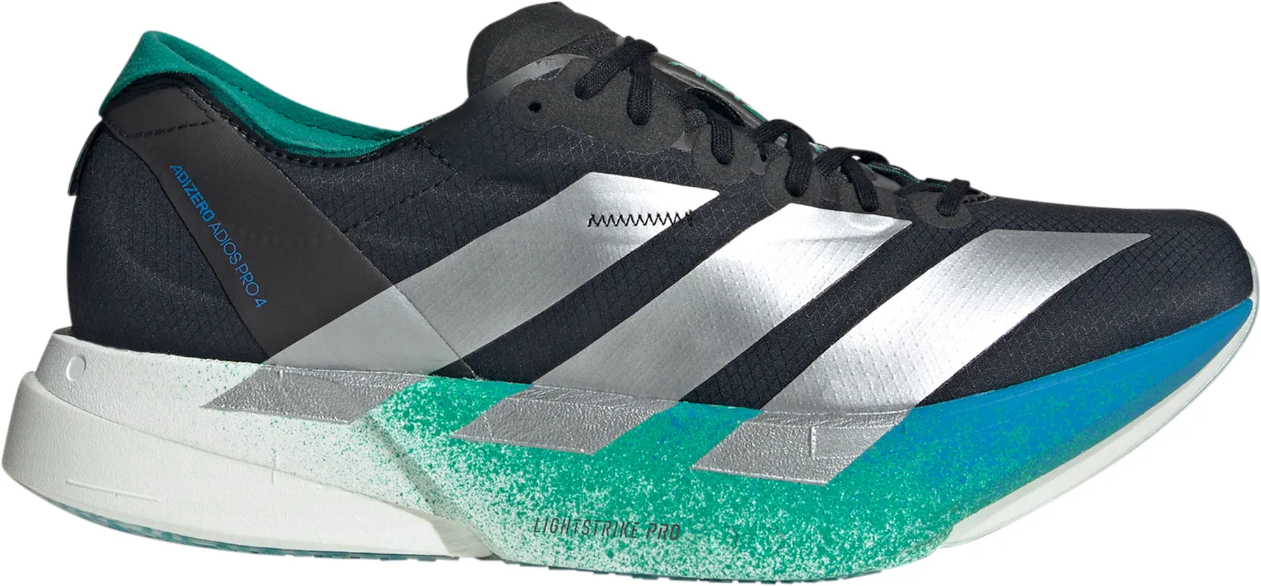 adidas Adizero Adios Pro 4 Mens Running Shoes - Black Pair Quick