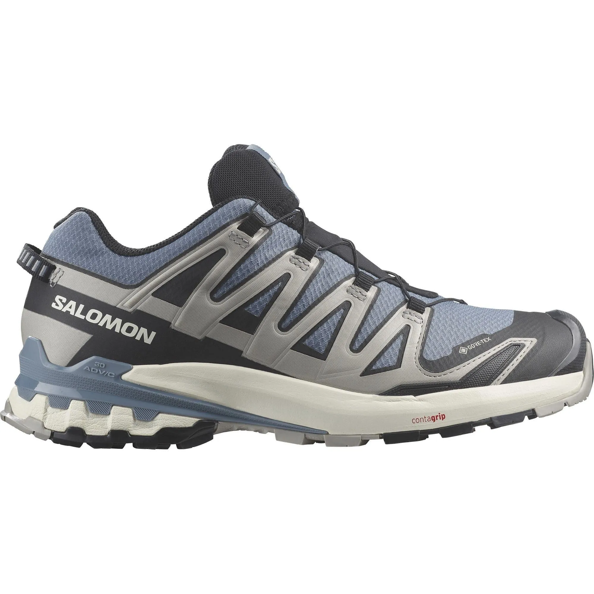 synthetic leather Salomon XA Pro 3D V9 GORE-TEX Mens Trail Running Shoes - Grey