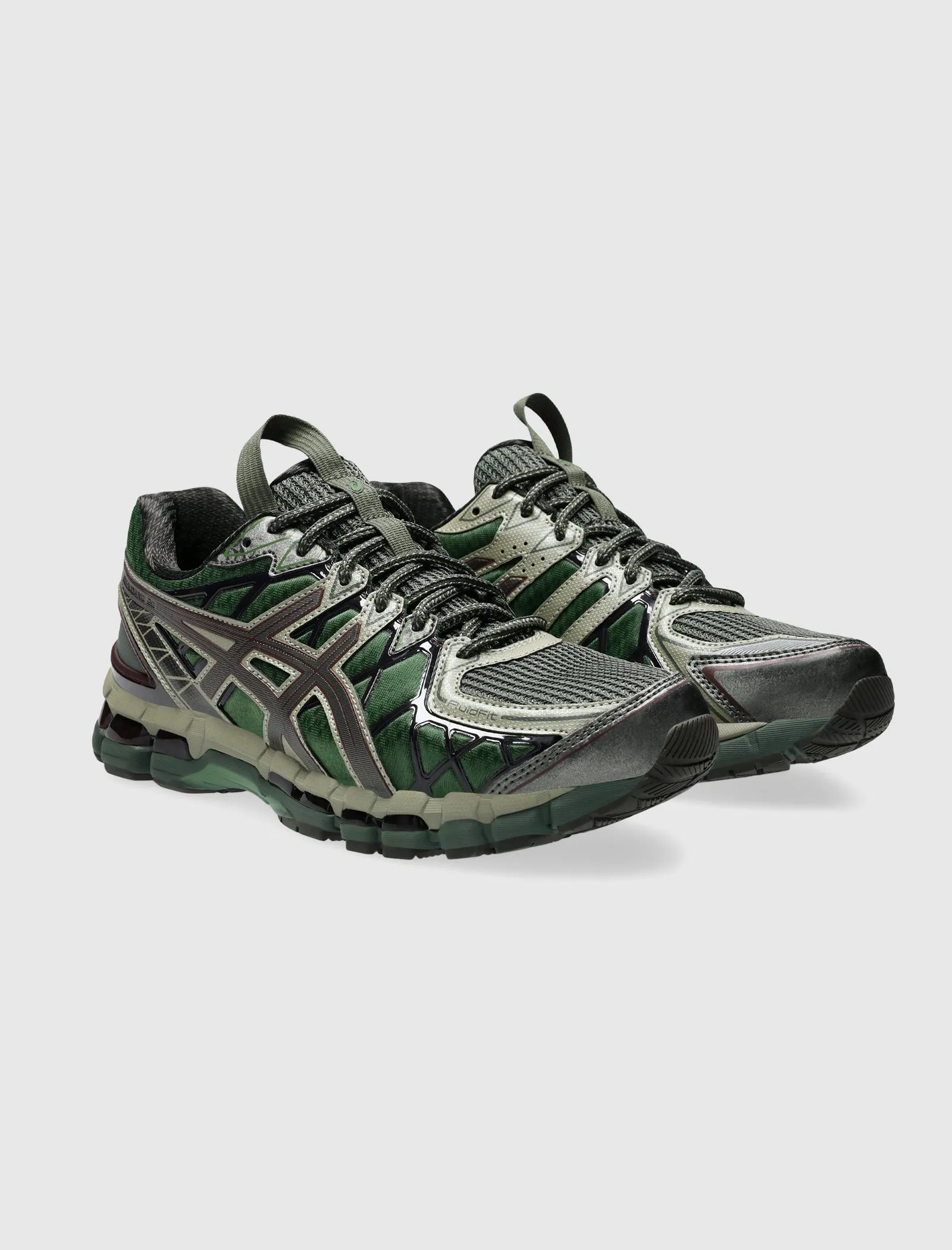 UB10-GEL-KAYANO 20 "MOSS/ GUNMETAL" Star Mood Supportive Core Weekend Warriors