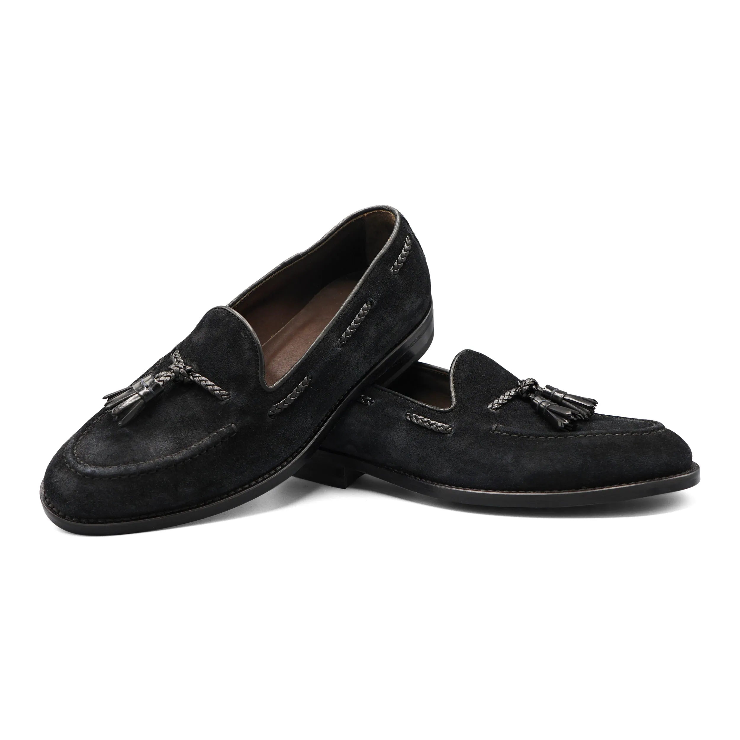 Seaside Trip PM0H2 - Classic Black Suede Loafer