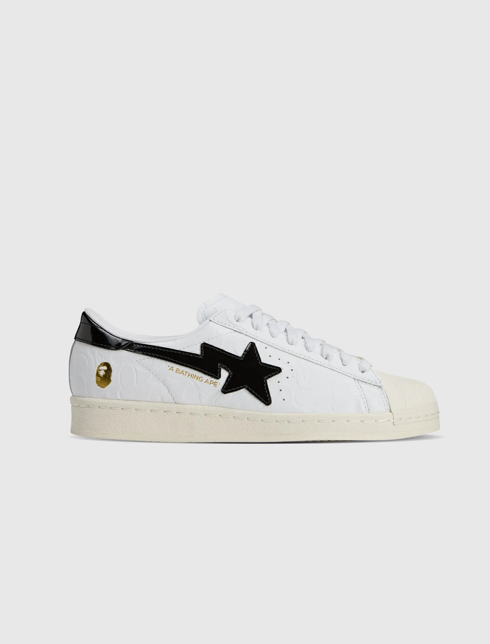 Club Edge BAPE SUPERSTAR "WHITE/BLACK"