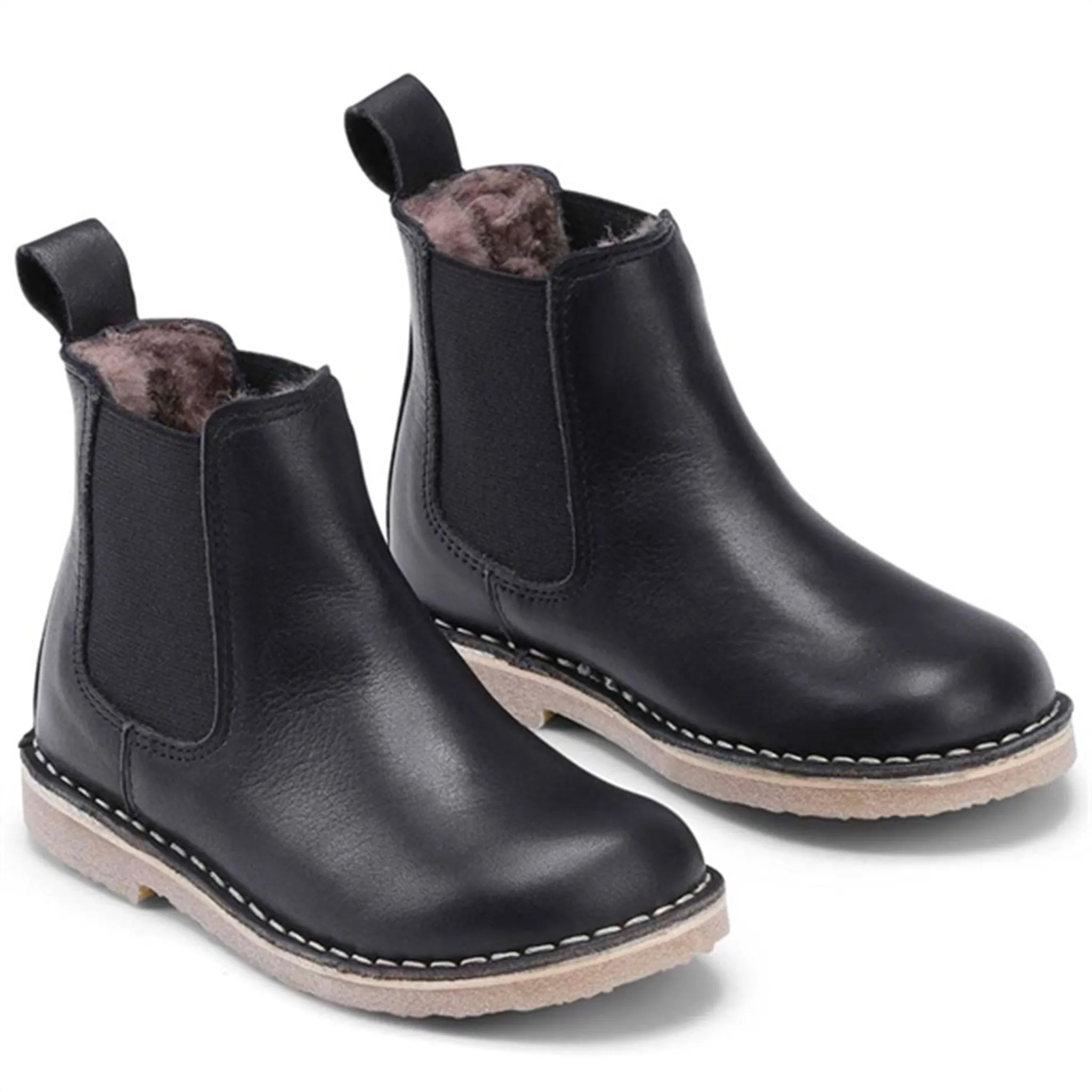 Bundgaard Cajsa Lamb Chelsea Winter Boot Black S Snow Trekking Adventure