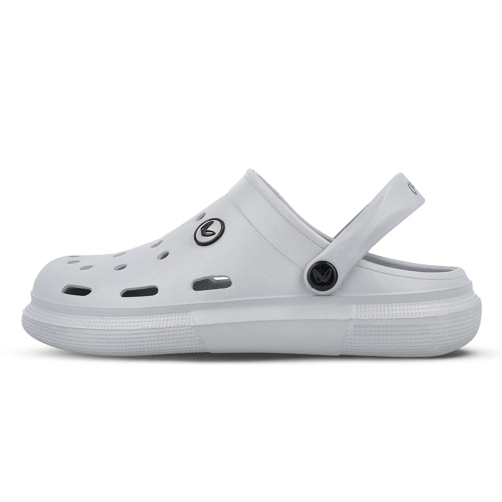 Men's Clogs  - WC4843 Light Grey Urban Stroll Breathable Upper