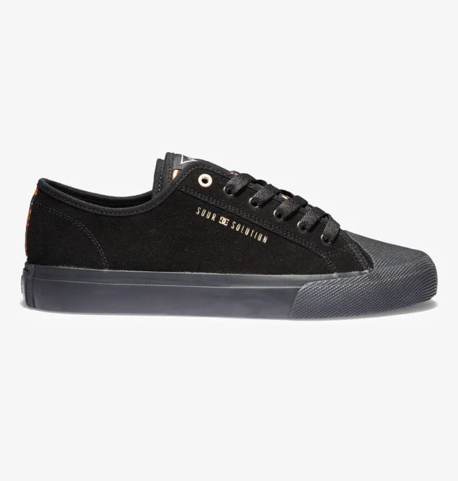 DC x Sour Solution Manual RTS Skate Shoes - Black Adventure Wear