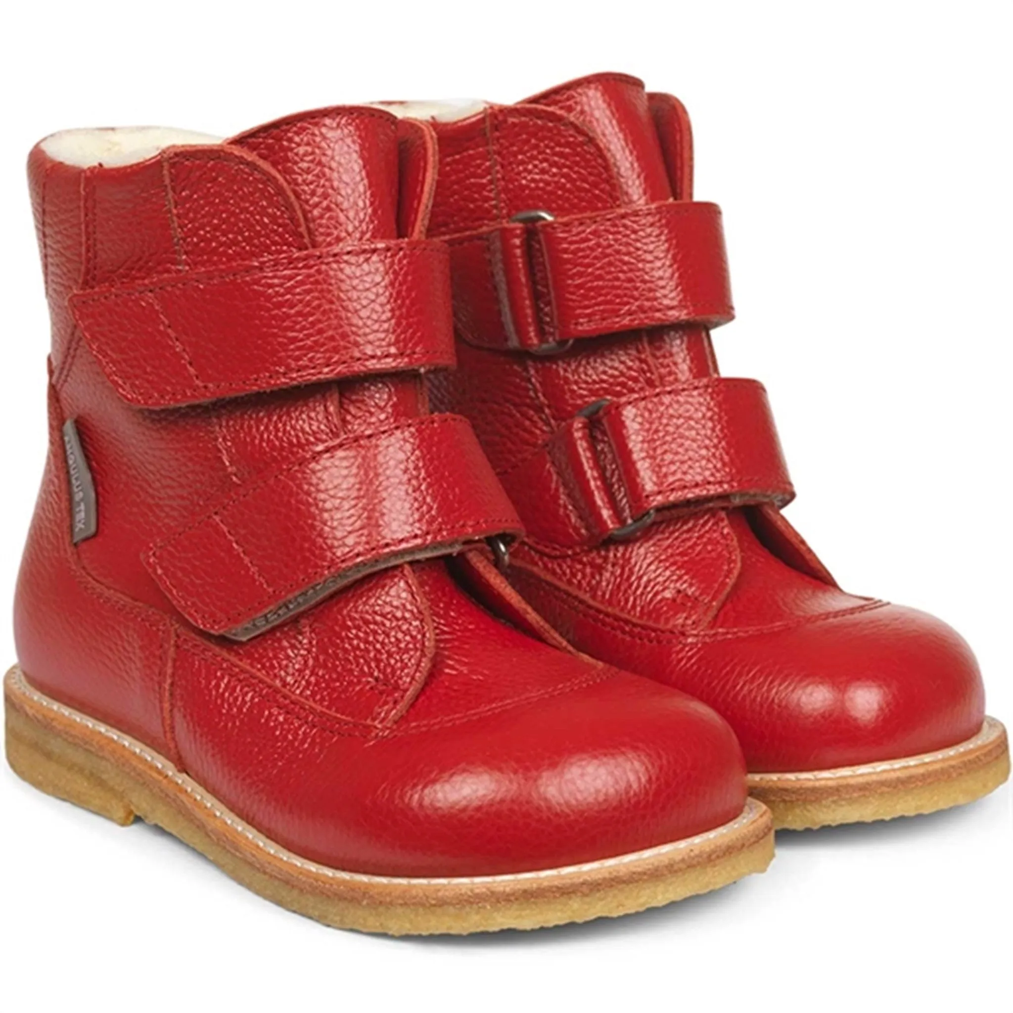 Angulus TEX Boots w. Velcro Dark Red 2134-101-2568 Snow Winter Adventure Trail Winter Expedition