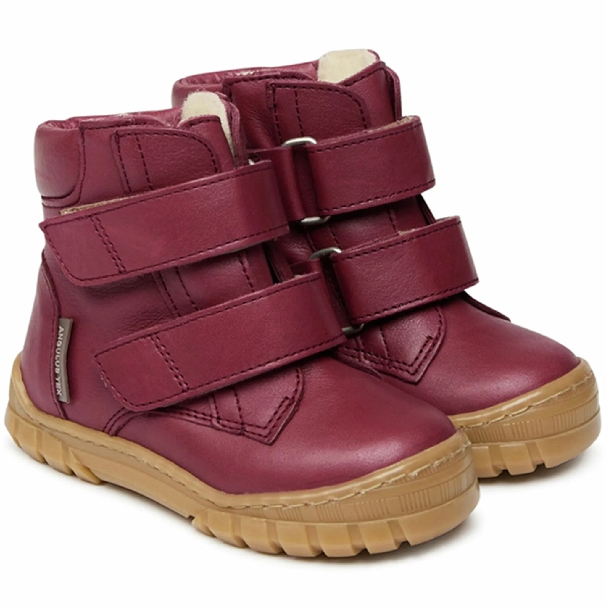 Cold Snap Boots Angulus Beginner Tex Boots w Velcro Plum