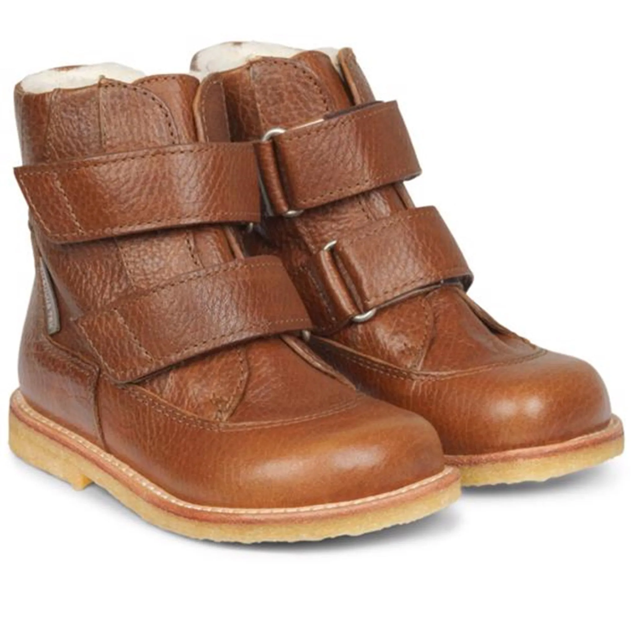 Angulus Tex Boots w. Velcro Cognac Snow Walks
