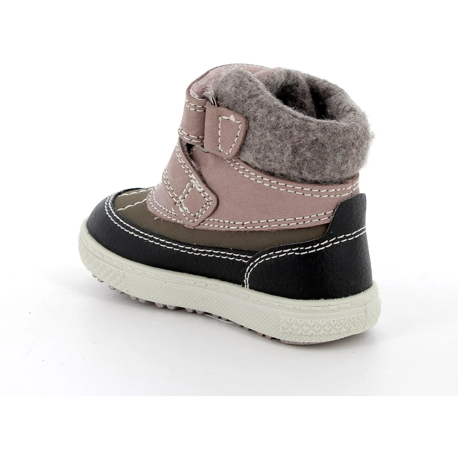 Snow Walk Protection Snow Trekking Winter Boots PRIMIGI Latte-Glit.Rosa Vinterst?vler