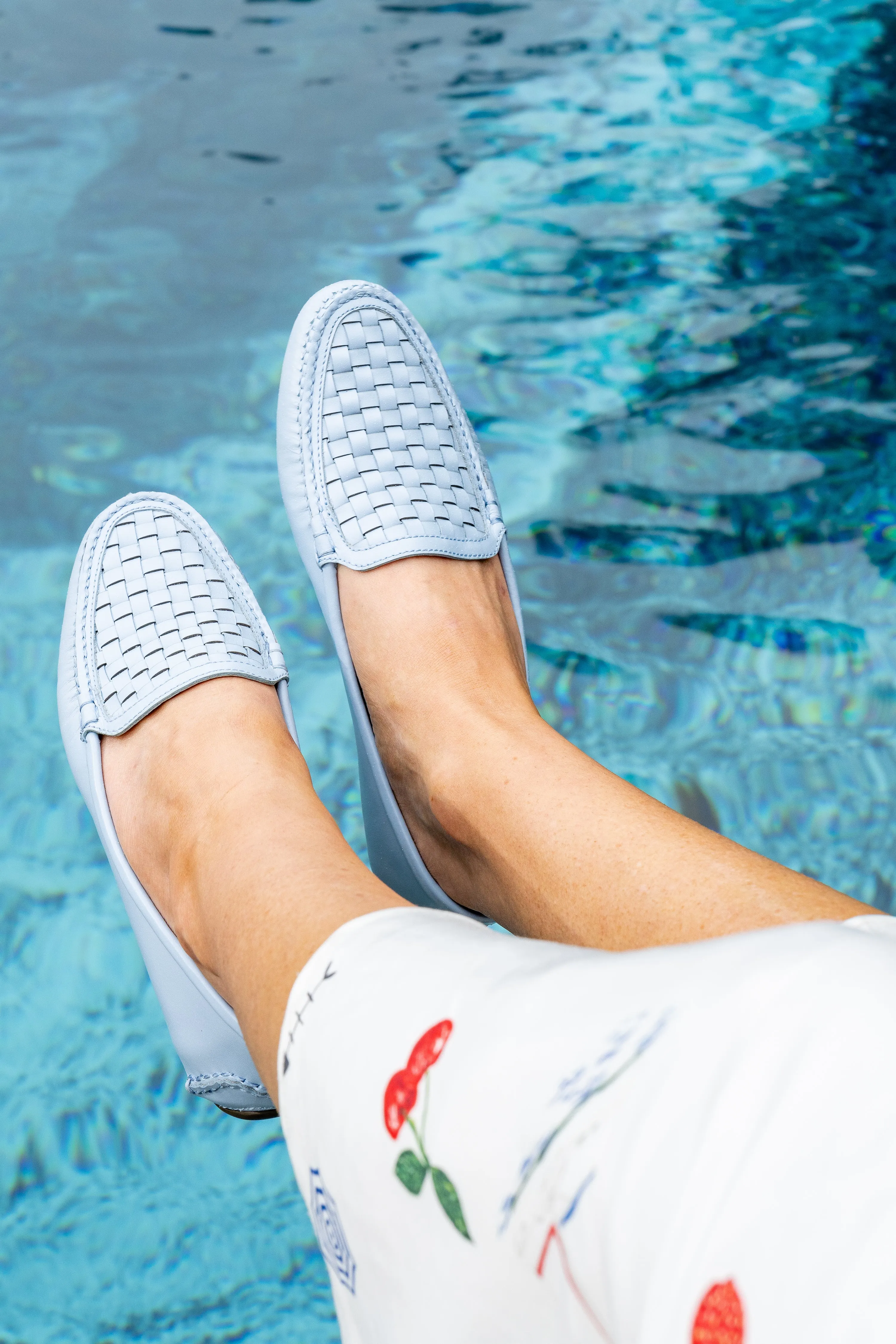 Flexible Fit Kelly Woven Driving Moccasin
