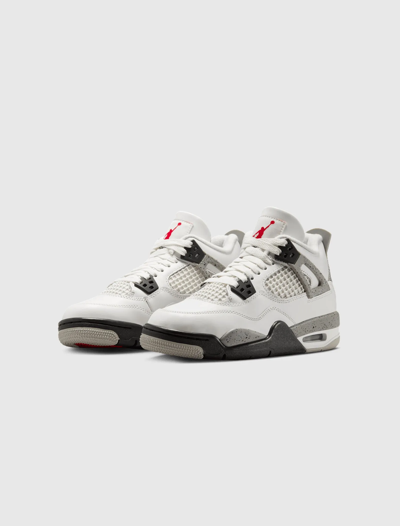 AIR JORDAN 4 RETRO "WHITE CEMENT" GS Style Base Surf Step
