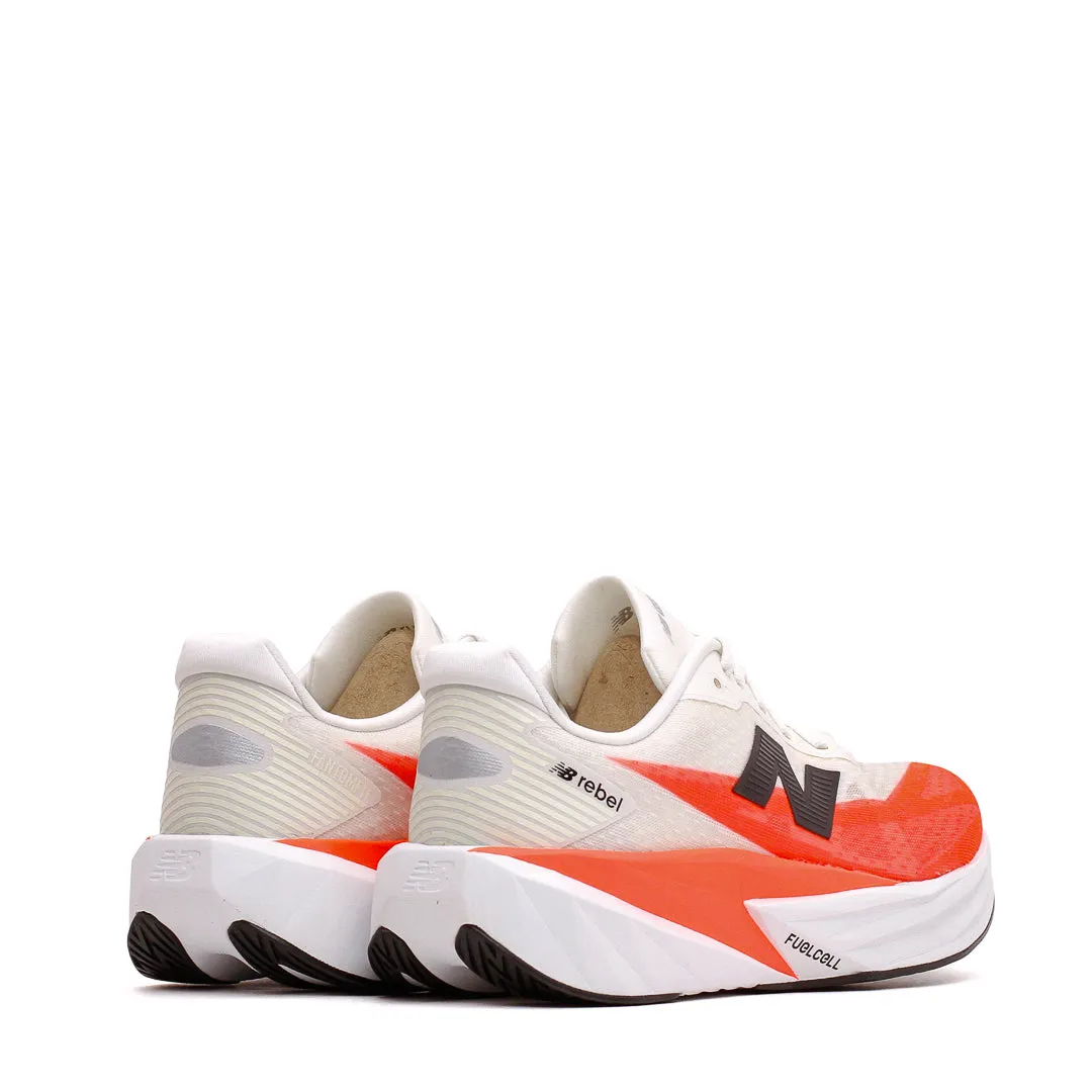 New Balance Men FuelCell Rebel v5 Urgent Red MFCXLV5 Foam Lining Standing Workers