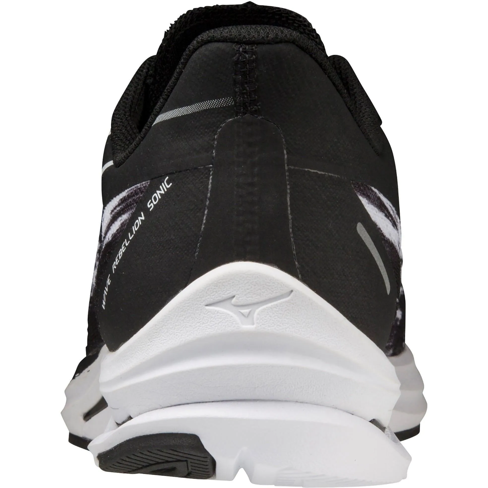 Mizuno Wave Rebellion Sonic Running Shoes - Black Memory Foam Airport Travel Rain Safe