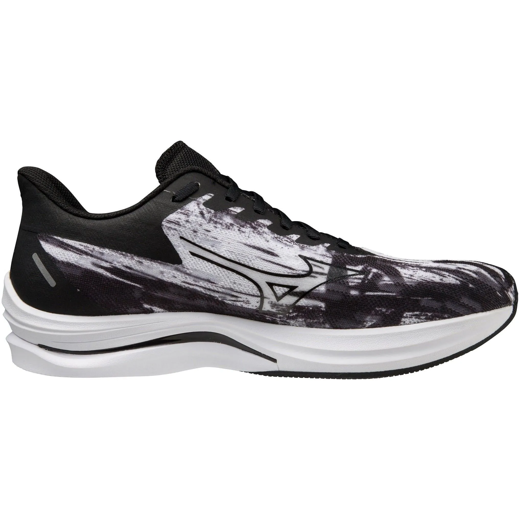 Heat Guard Every Step Mizuno Wave Rebellion Sonic Running Shoes - Black