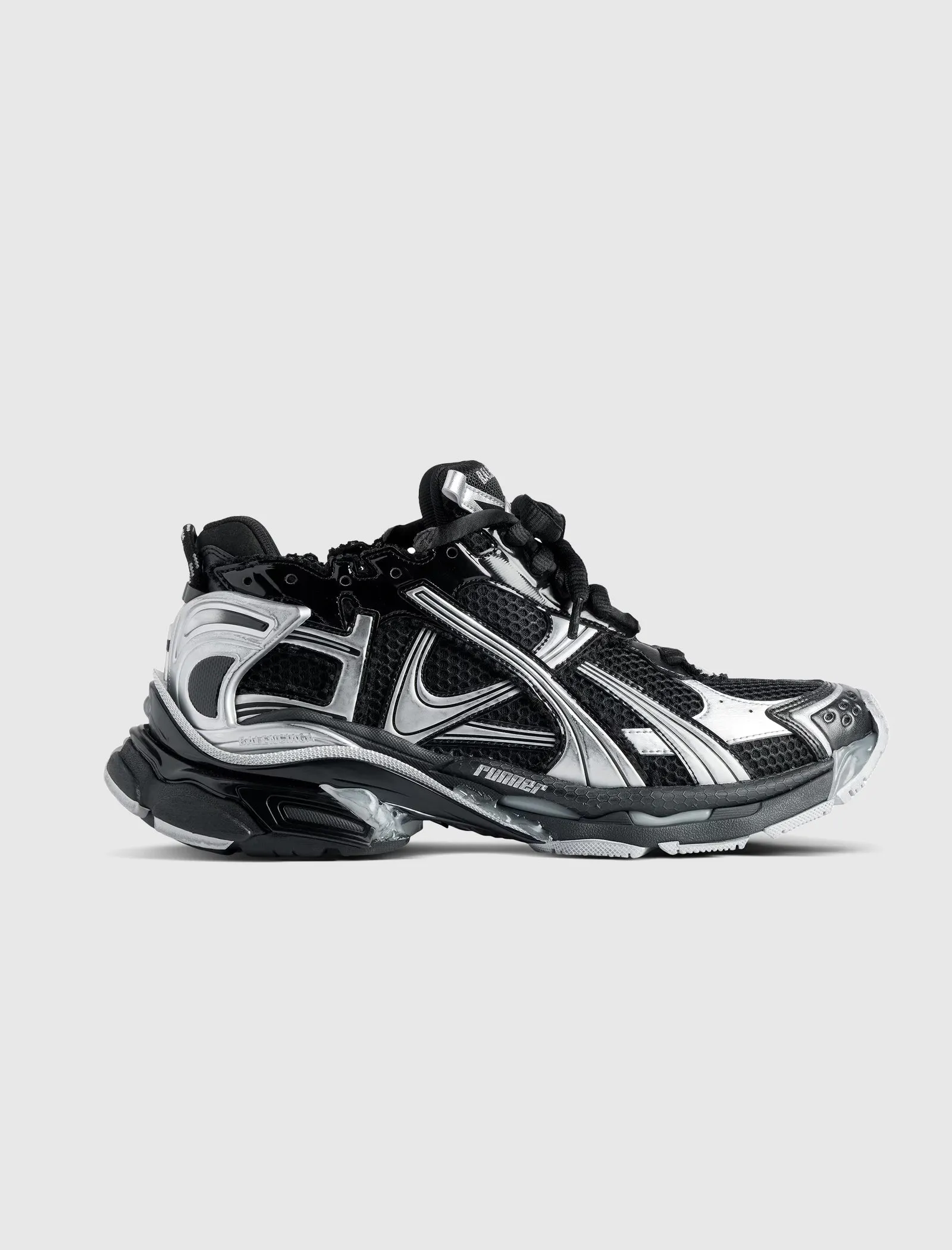 RUNNER "BLACK/SILVER" Shockproof Deep Shade