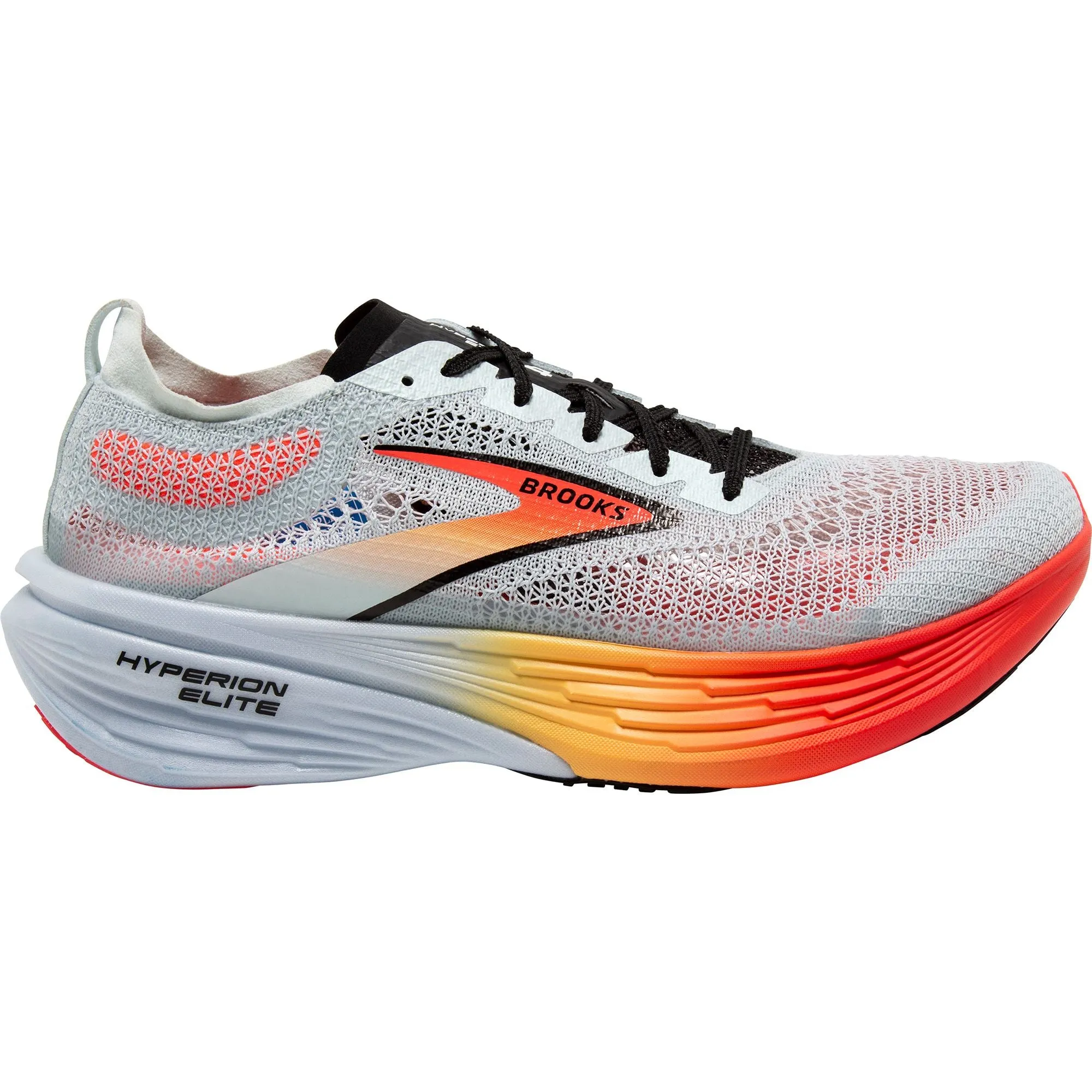 Brooks Hyperion Elite 4 Running Shoes - Grey Meadow Glow Marathon Fit