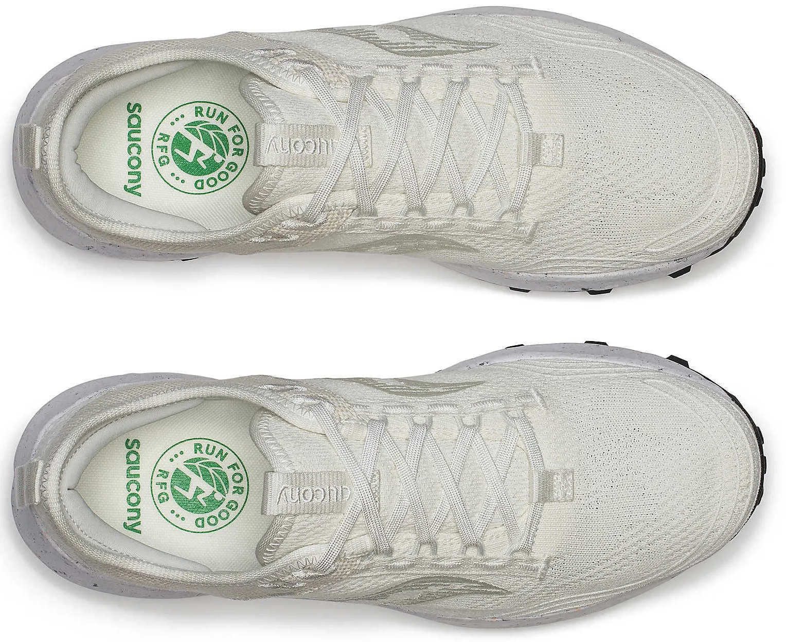 Flexibility Feature Saucony Peregrine RFG Mens Trail Running Shoes - White