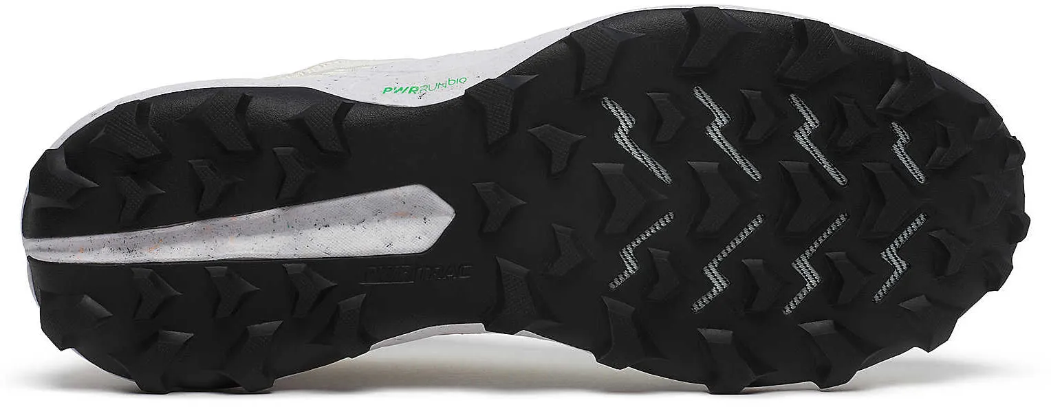 Neutral Base Saucony Peregrine RFG Mens Trail Running Shoes - White