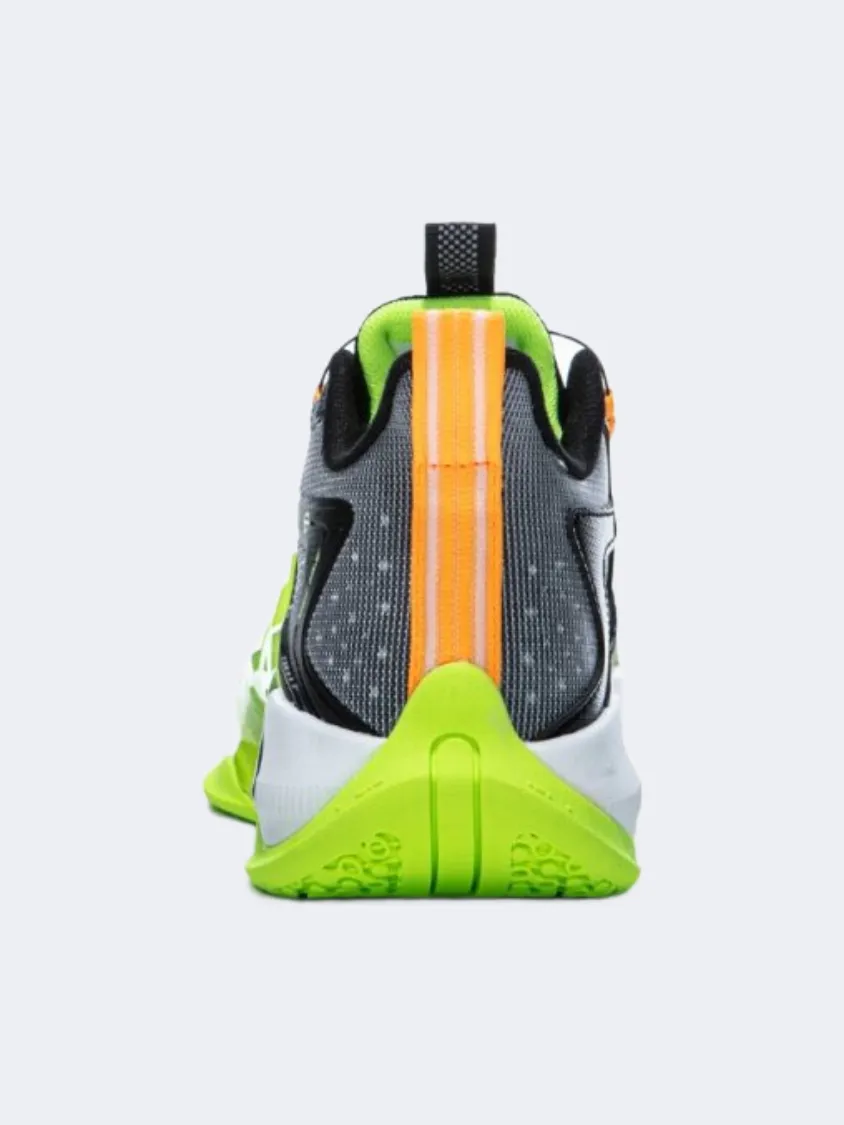 Agility Shoes Erke Kids-Boys Basketball Shoes Black/Yellow/Green