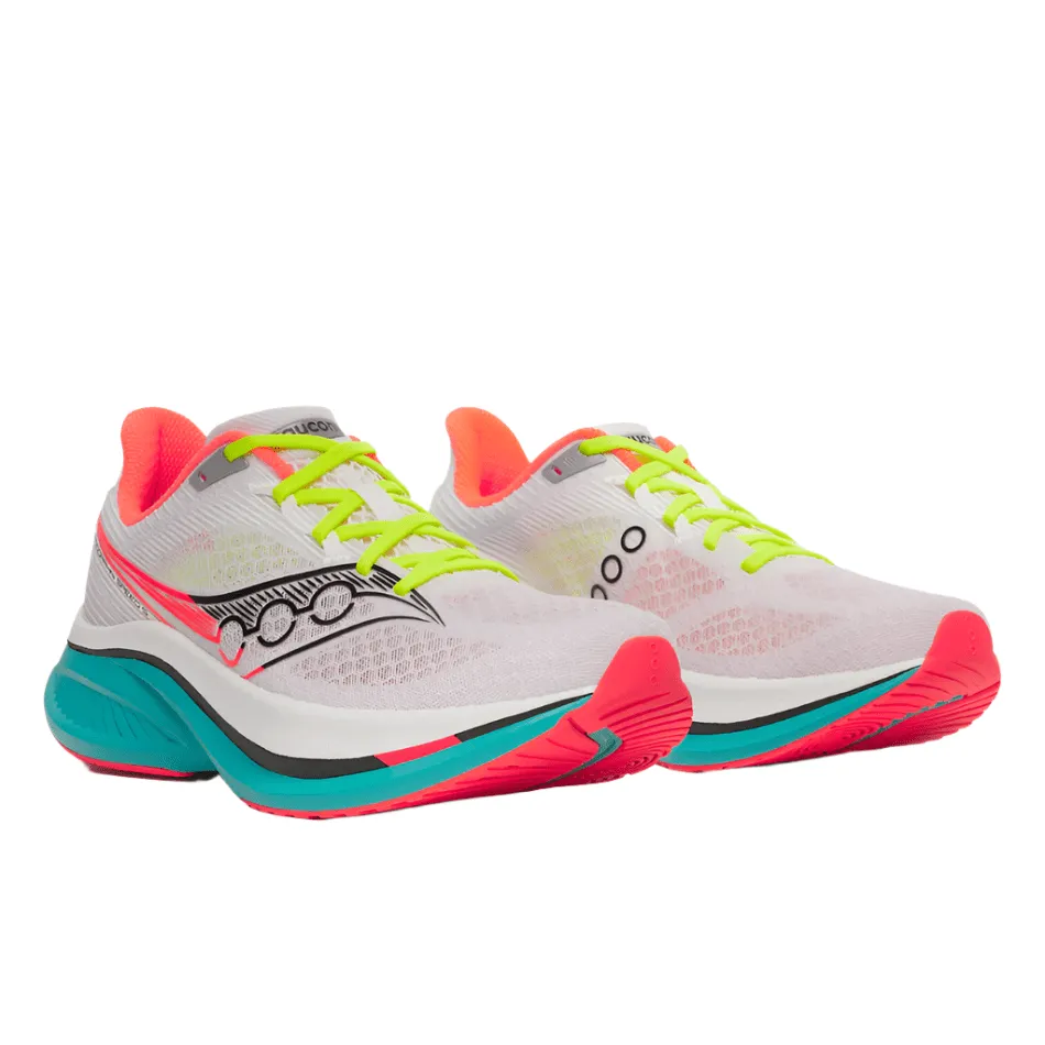 Saucony Men's Endorphin Speed 5 Running Shoes in White/Mutant AW25 cloudy - day shoes non - slip shoes