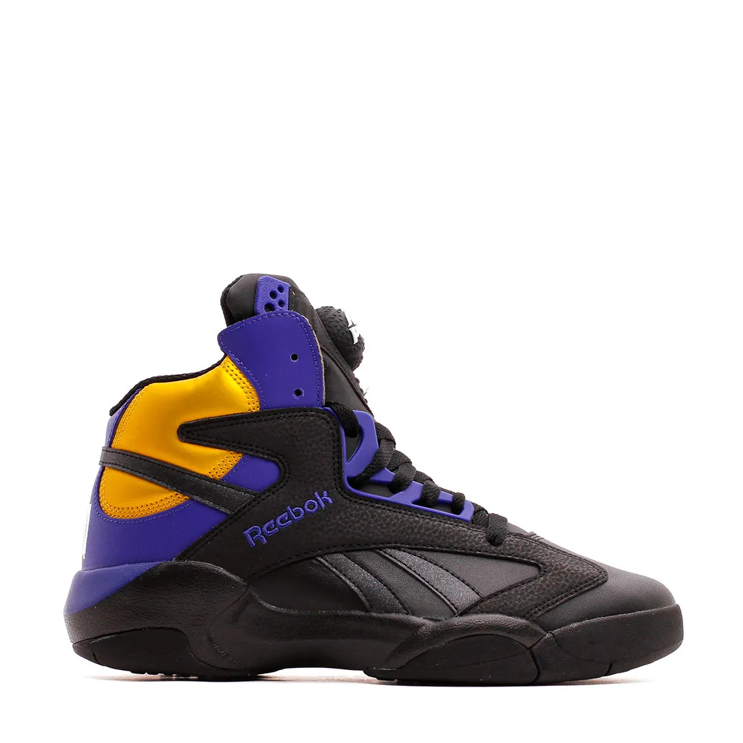 Practice Match Wear Reebok Basketball Men Shaq Attaq Black Pump Gold Lakers GY7127