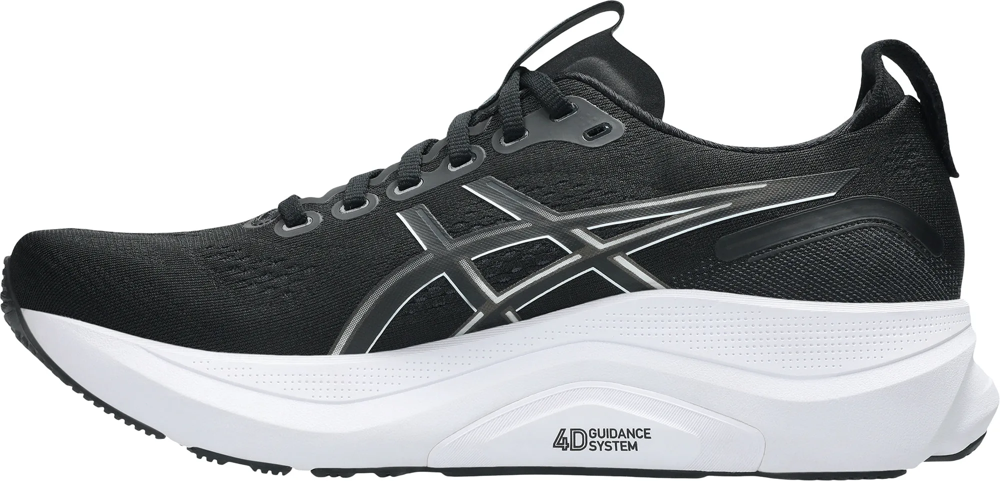 Asics Gel Kayano 32 WIDE FIT (2E) Mens Running Shoes - Black Lightweight Form Road Trip