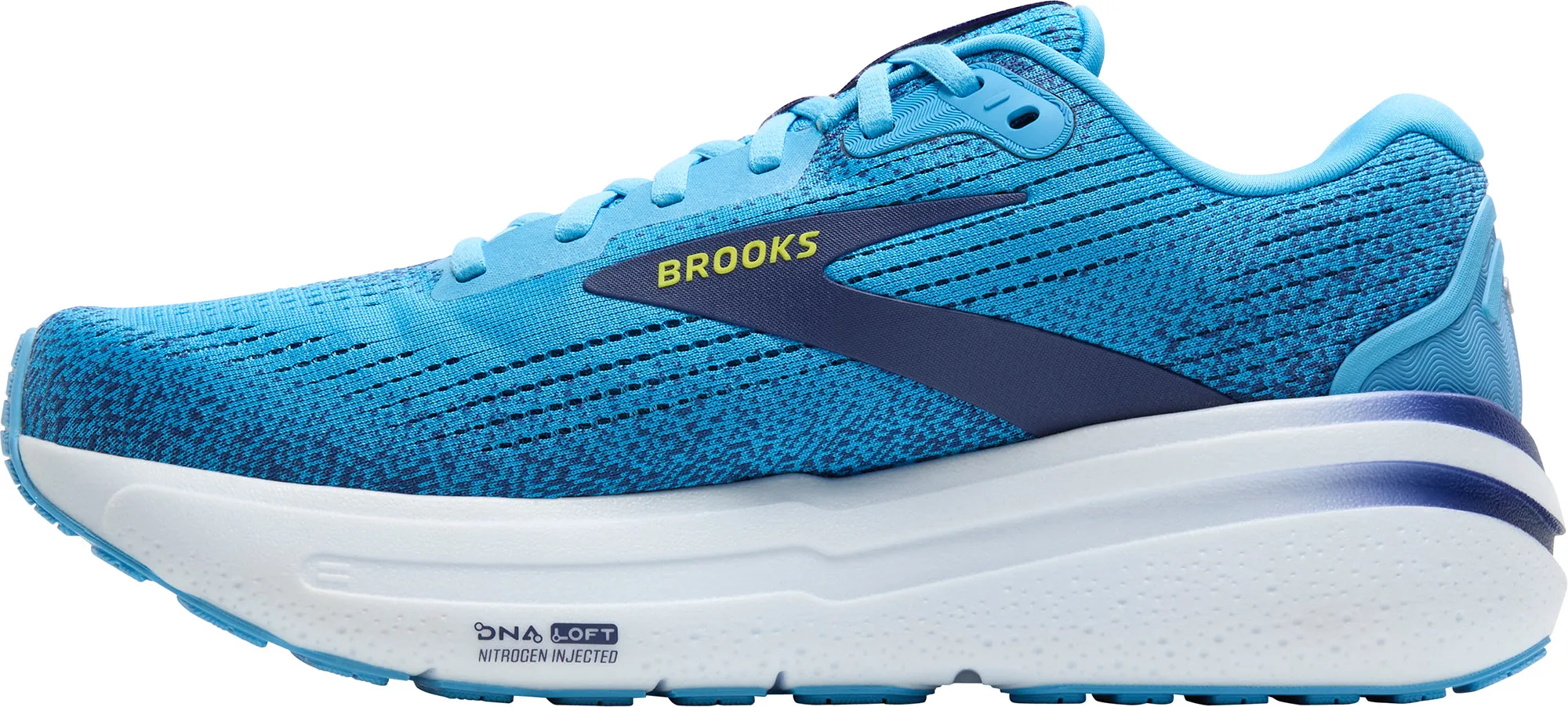 Brooks Ghost Max 2 Mens Running Shoes - Blue Feather Light Travel Enthusiasts