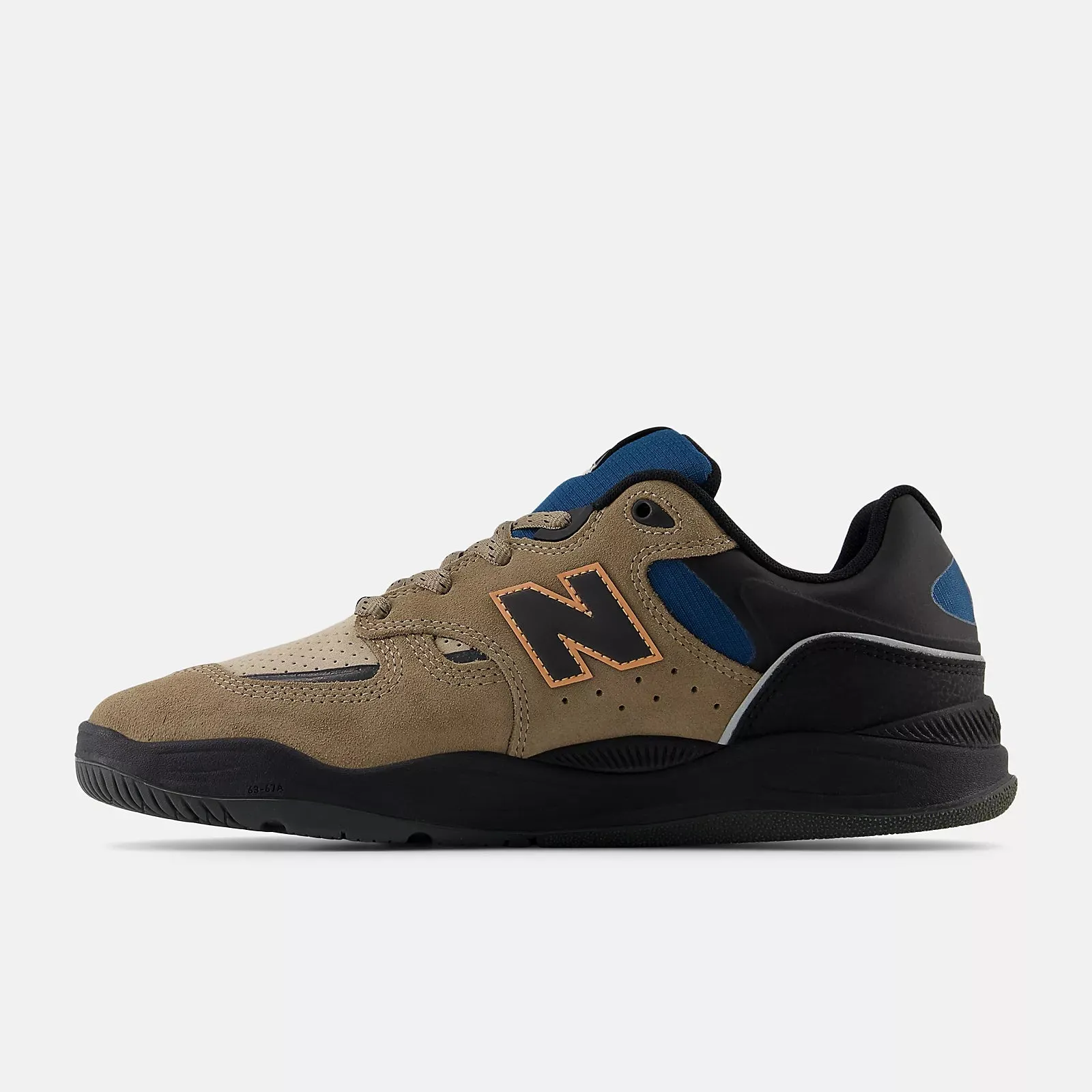 New Balance Numeric 1010 Tiago Lemos Skateboard Shoes - Mushroom With Black Freestyle Ride Shock Absorbing