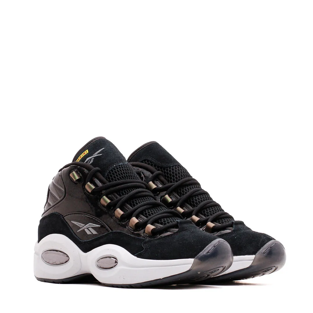 Reebok Classics Basketball Men x Panini Question Mid Allen Iverson Black HQ4135 Stability Frame Support Modular Traction Grid
