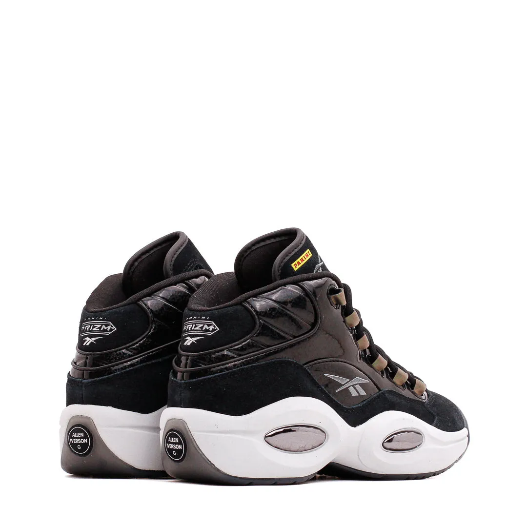 Game Ready Build Reebok Classics Basketball Men x Panini Question Mid Allen Iverson Black HQ4135